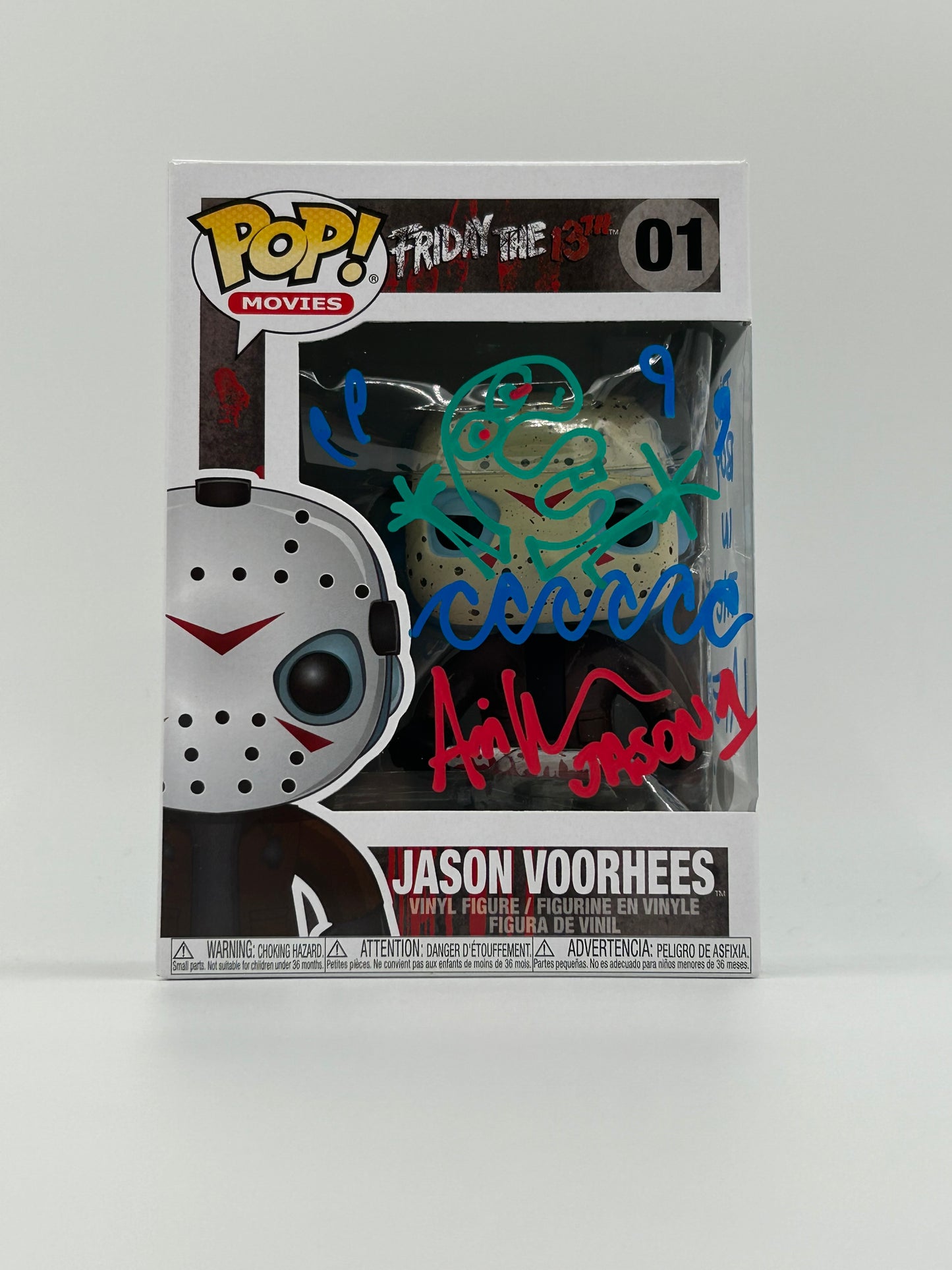 Ari Lehman Signed, Drawing, And Inscribed "The Boy In The Lake" Jason Voorhees "Friday The 13th" #01 Funko Pop! Vinyl Figure (JSA)