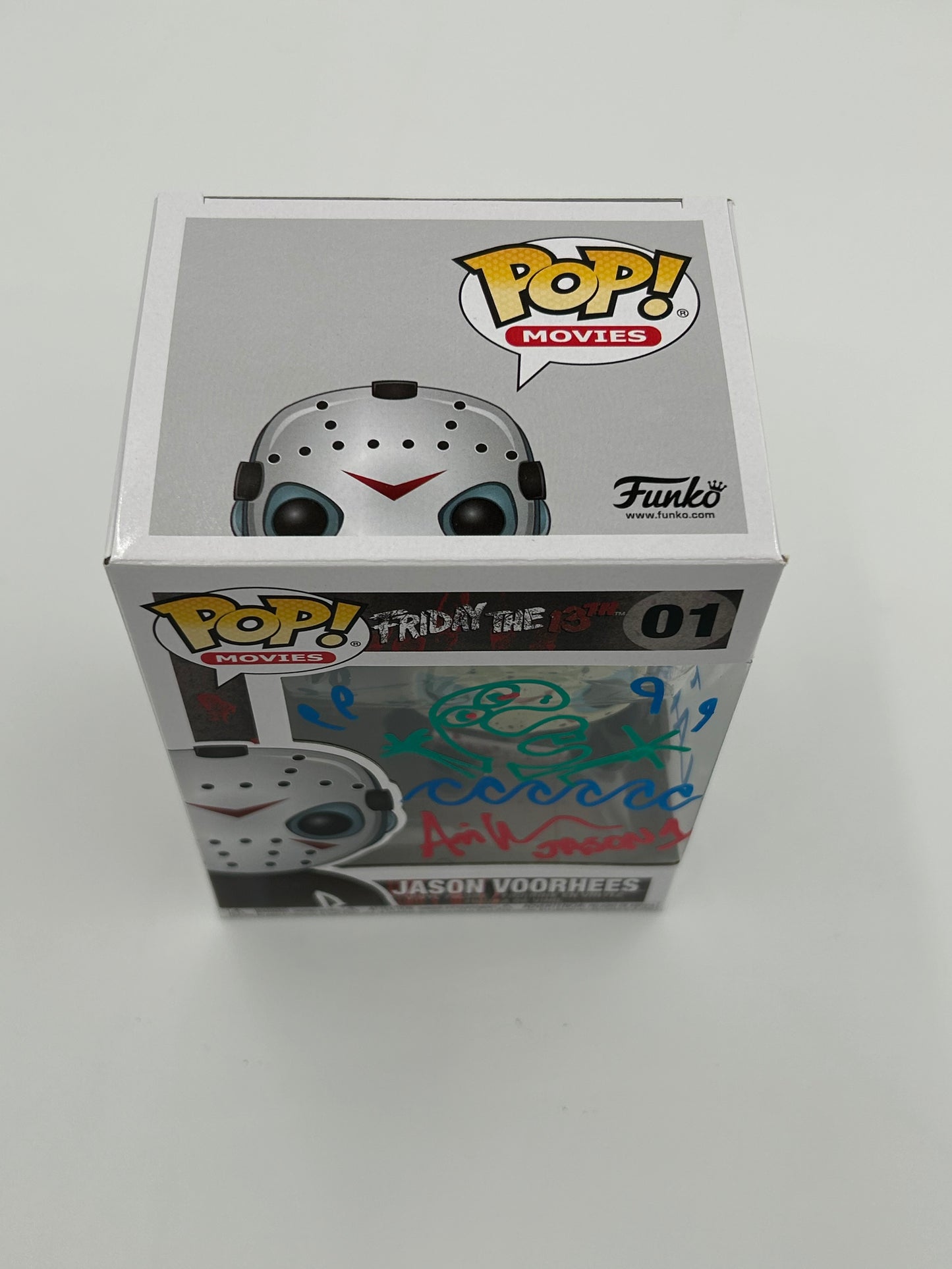 Ari Lehman Signed, Drawing, And Inscribed "The Boy In The Lake" Jason Voorhees "Friday The 13th" #01 Funko Pop! Vinyl Figure (JSA)