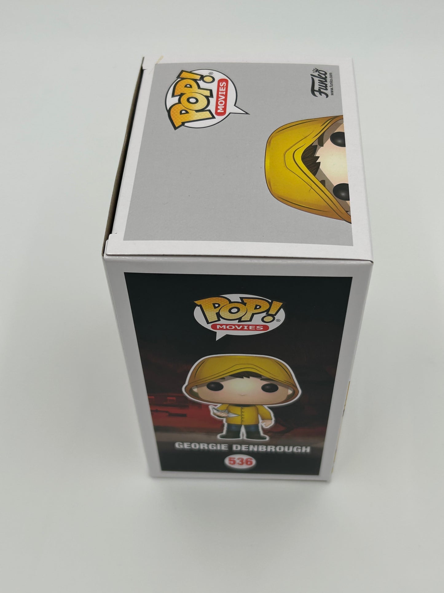 Jackson Robert Scott Signed And Inscribed "You'll Float Too" Georgie Denbrough "IT" #536 Funko Pop! Vinyl Figure (JSA)