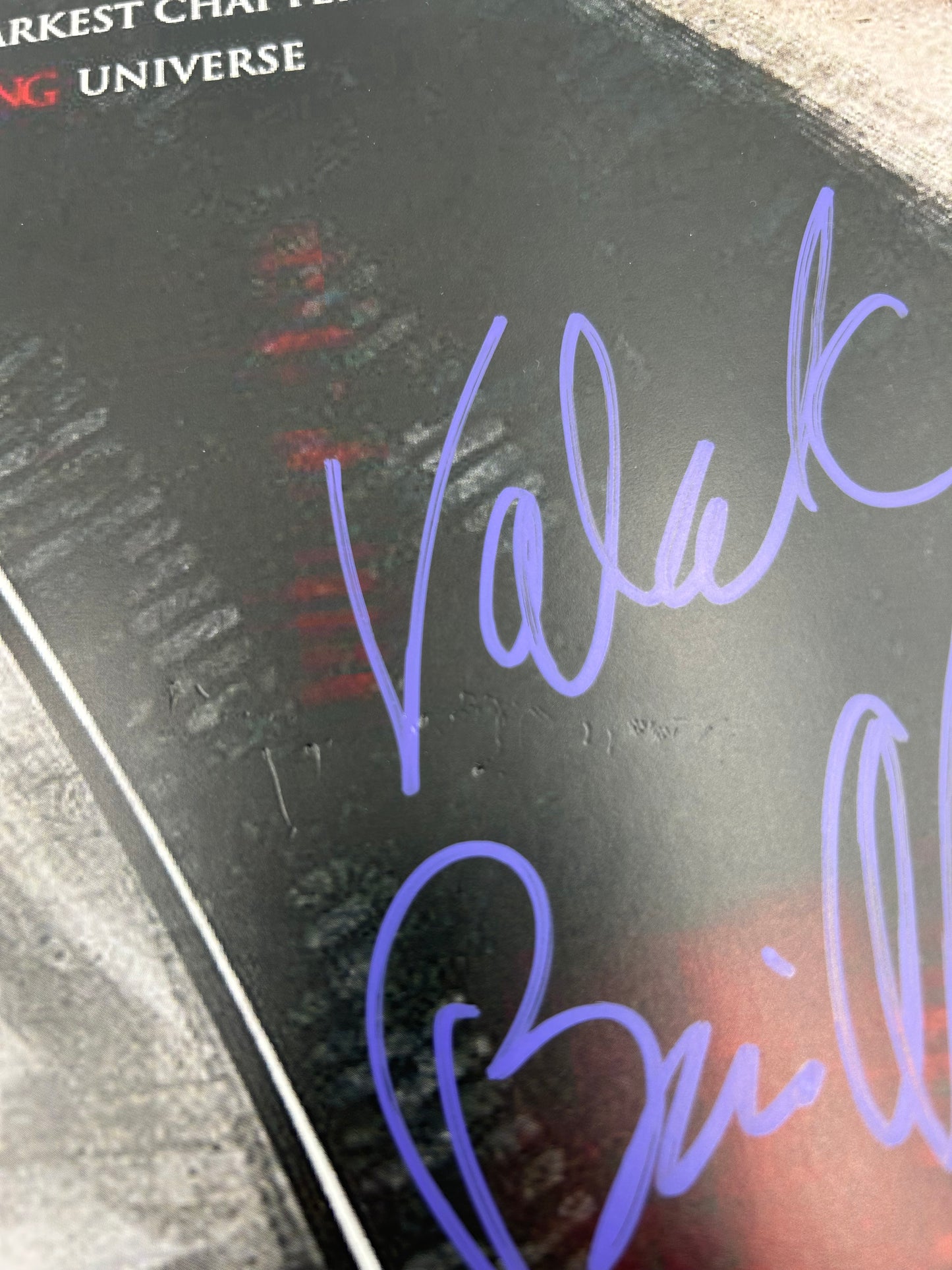 Bonnie Aarons Signed and Inscribed "Valak" "The Nun" 11x17 Poster (JSA) (See Description)