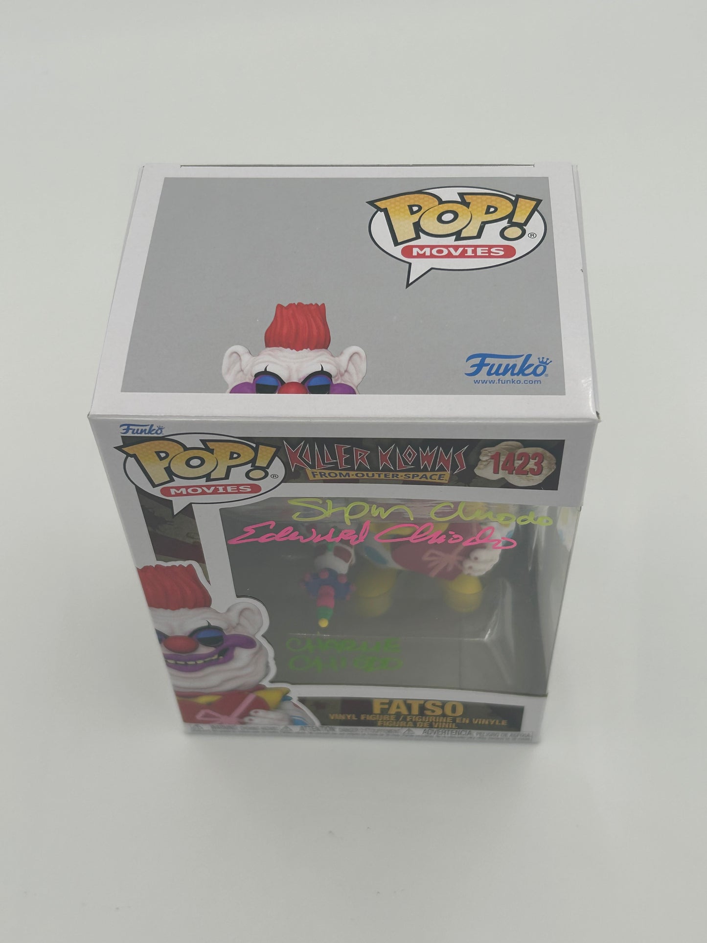 Chiodo Bros Signed Fatso "Killer Klowns From Outer Space" #1423 Funko Pop! Vinyl Figure (JSA Witnessed)