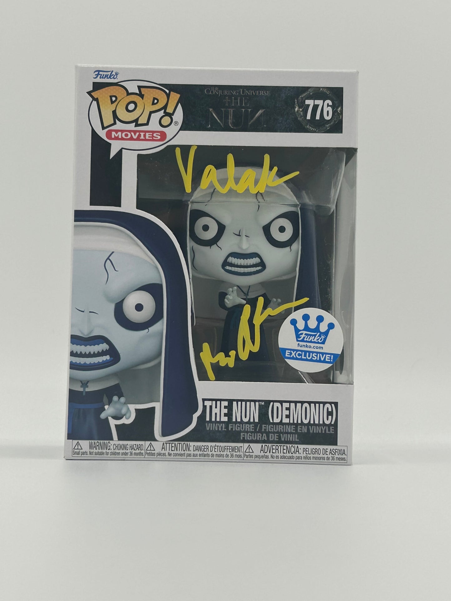 Bonnie Aarons Signed The Nun (Demonic)"The Nun" #776 Funko Pop! Vinyl Figure (Beckett Witnessed)