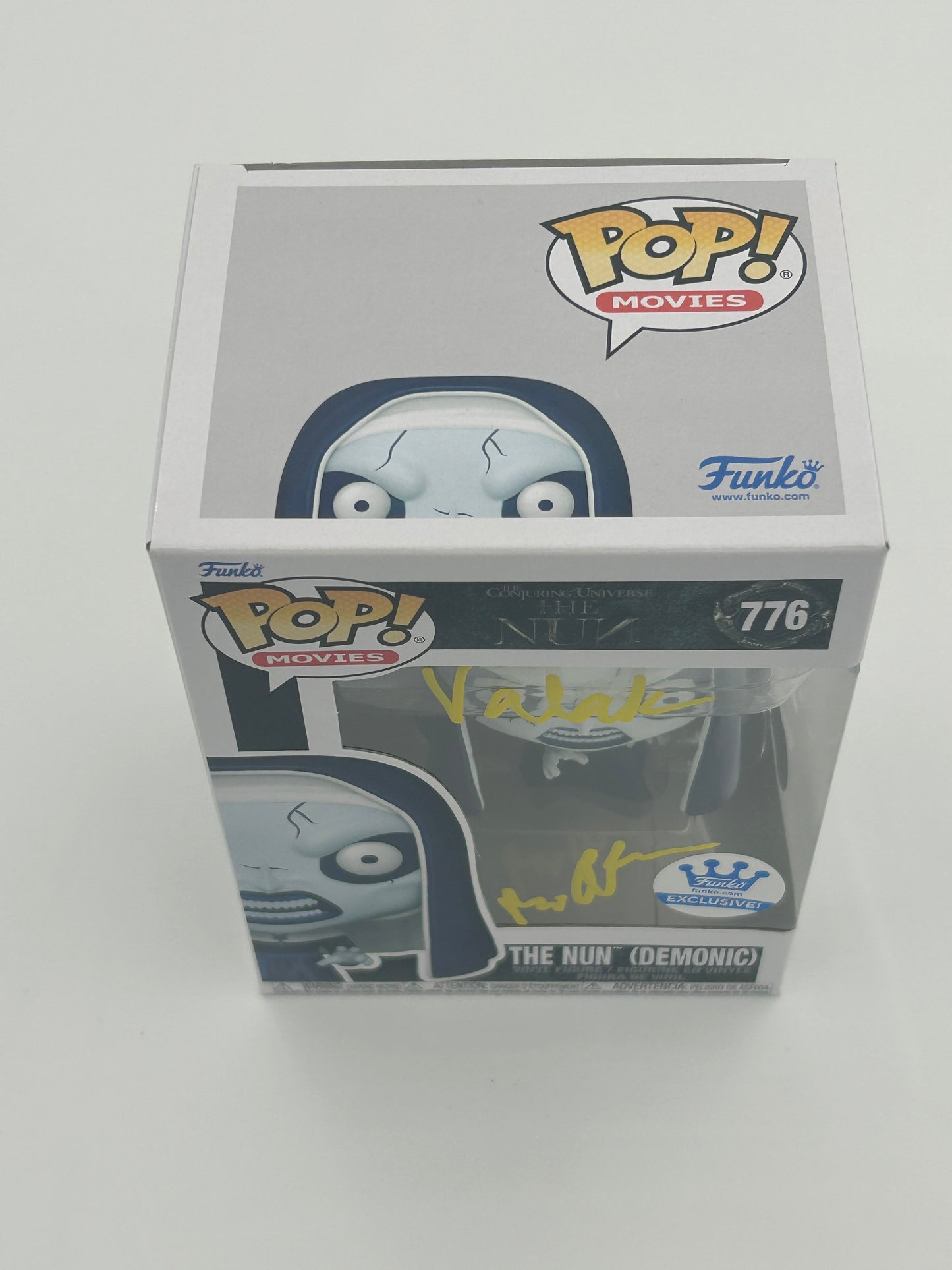Bonnie Aarons Signed The Nun (Demonic)"The Nun" #776 Funko Pop! Vinyl Figure (Beckett Witnessed)