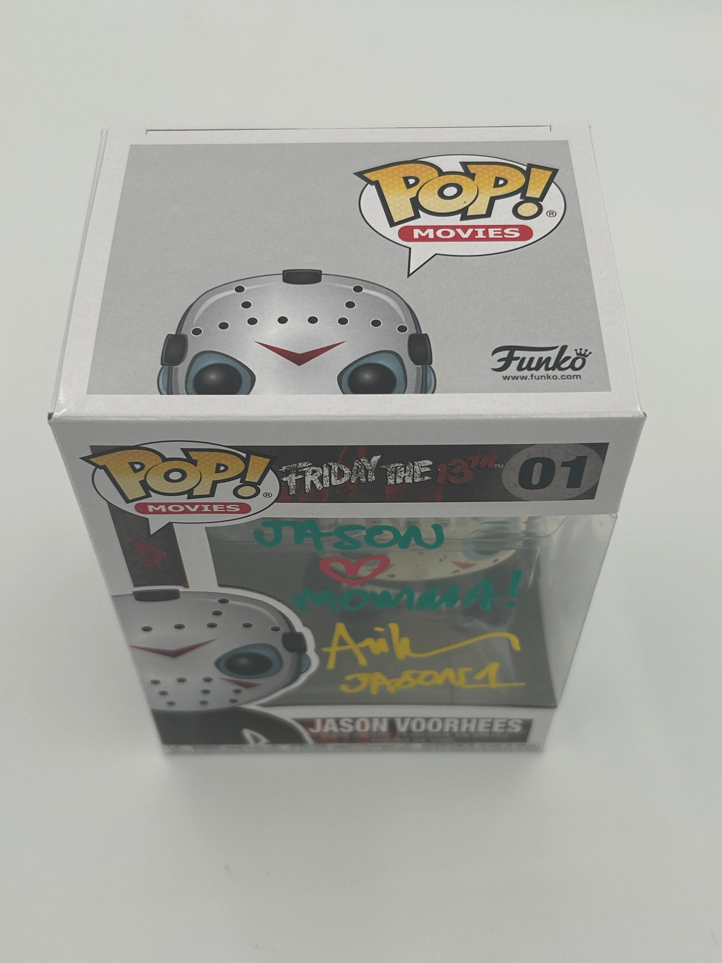 Ari Lehman Signed and Inscribed "Jason <3 Momma!" Jason Voorhees "Friday the 13th" #01 Funko Pop! Vinyl Figure (JSA)