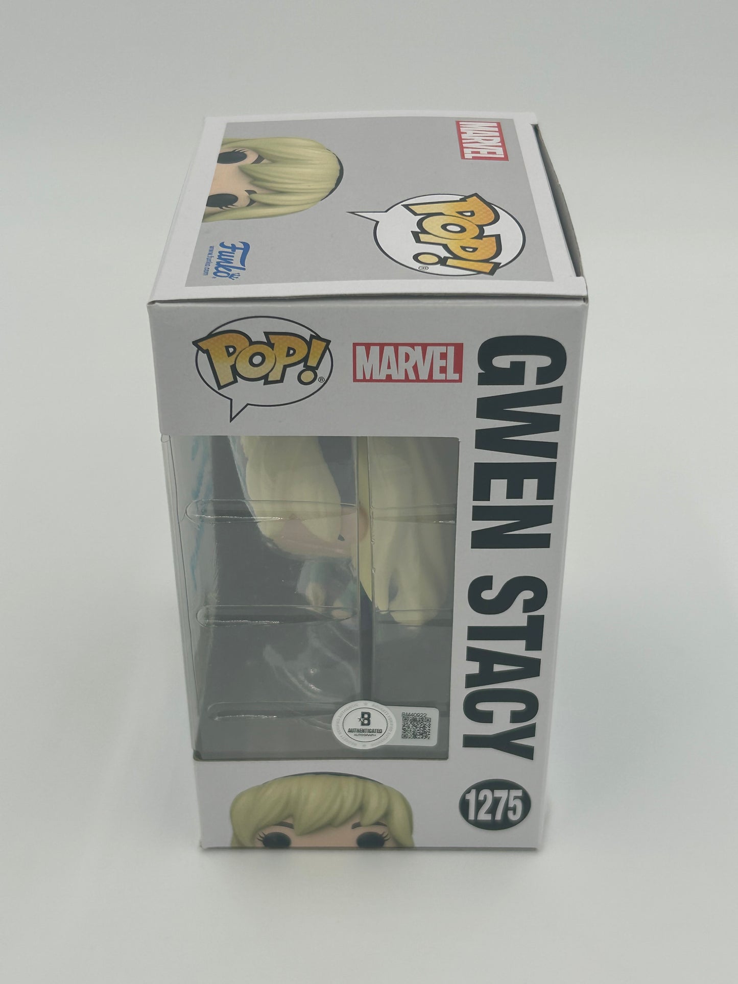 Bryce Dallas Howard Signed Gwen Stacy "Marvel" #1275 Funko Pop! Vinyl Figure (Beckett) (See Description)