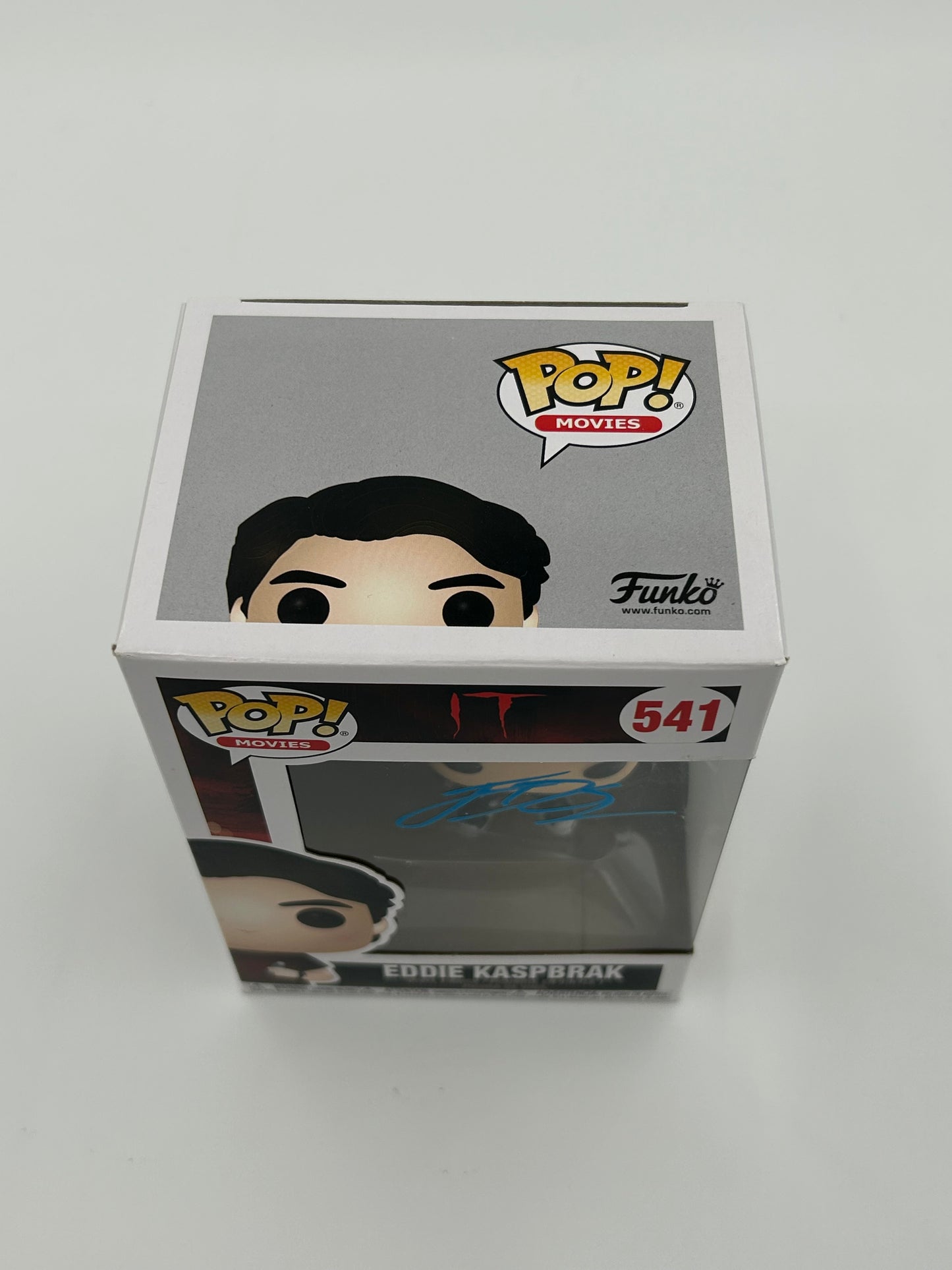 Jack Dylan Grazer Signed Eddie Kaspbrak "IT" #541 Funko Pop! Vinyl Figure (Beckett)