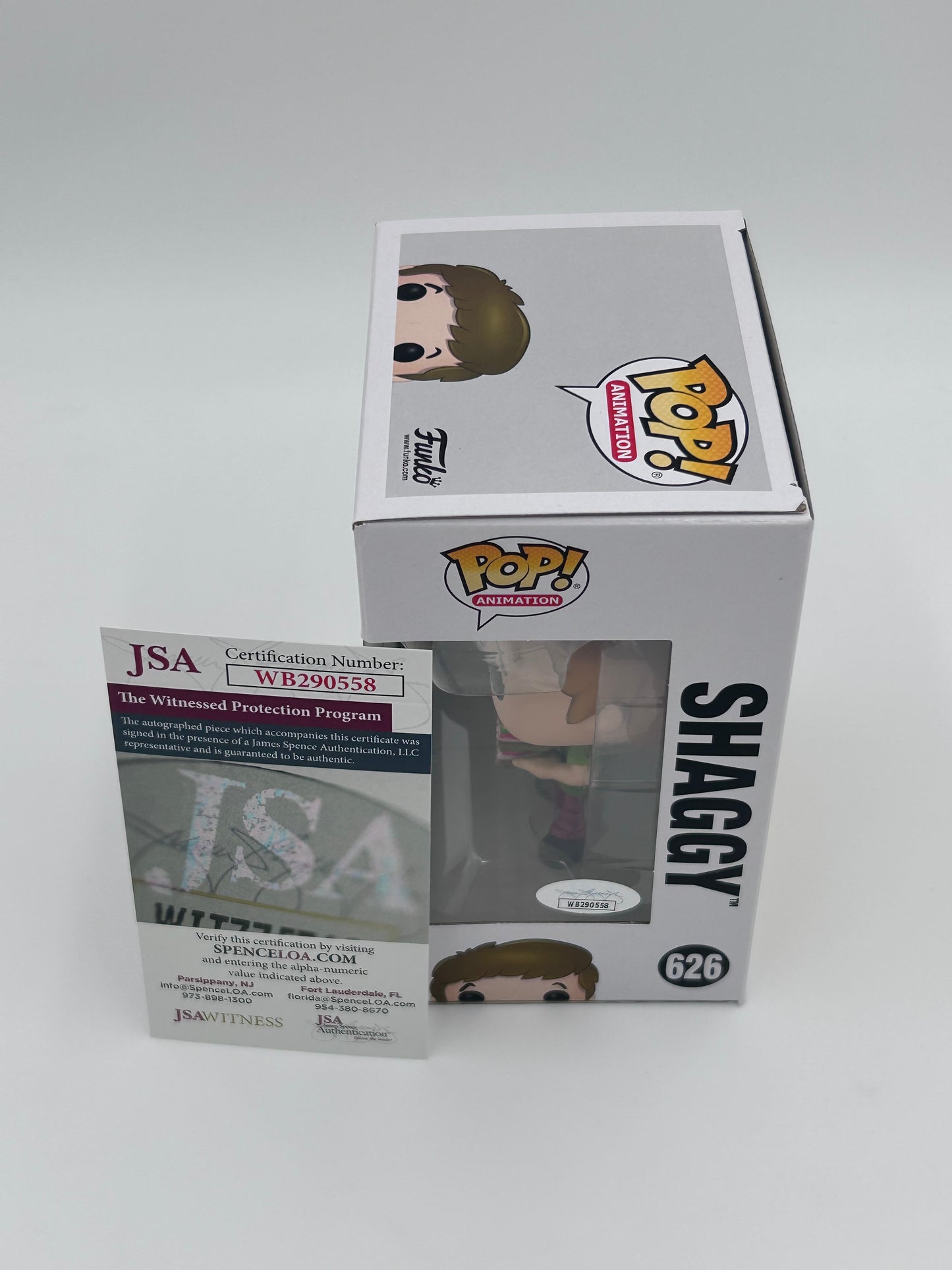 Matthew Lillard Signed And Inscribed "Zoinks!" Shaggy "Scooby-Doo" #626 Funko Pop! Vinyl Figure (JSA Witnessed)