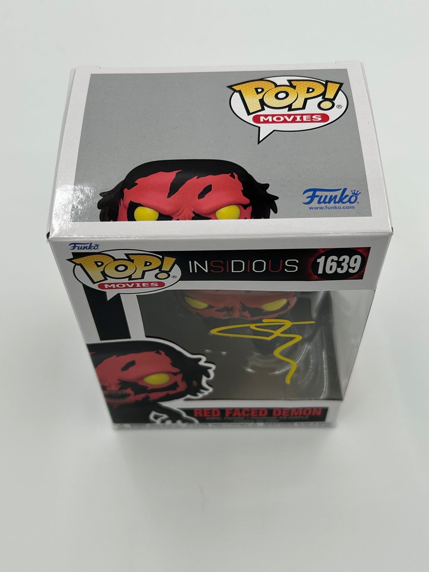 Joseph Bishara Signed Red Faced Demon "Insidious" #1639 Funko Pop! Vinyl Figure (JSA Witnessed)