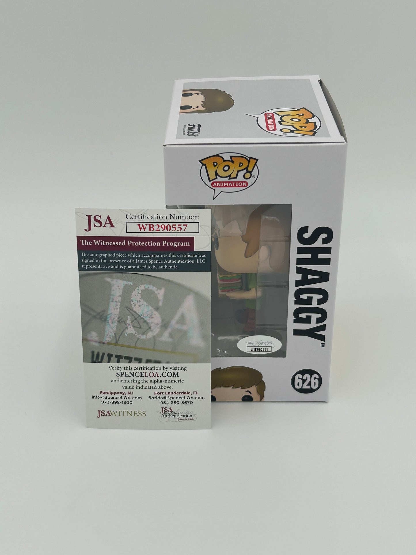 Matthew Lillard Signed and Inscribed "Zoinks!" Shaggy "Scooby-Doo" #626 Funko Pop! Vinyl Figure (JSA Witnessed)