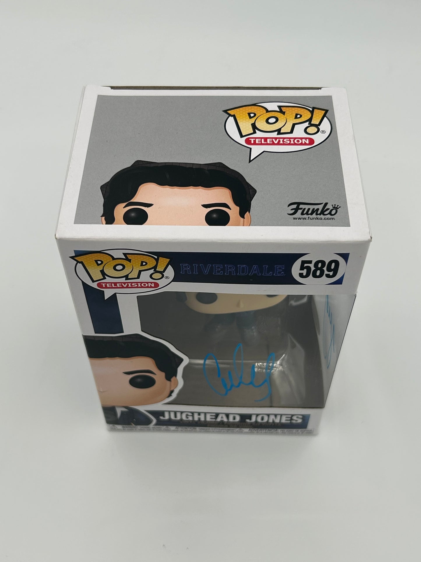 Cole Sprouse Signed And Inscribed "Jug" Jughead Jones "Riverdale" #589 Funko Pop! Vinyl Figure (JSA Witnessed)