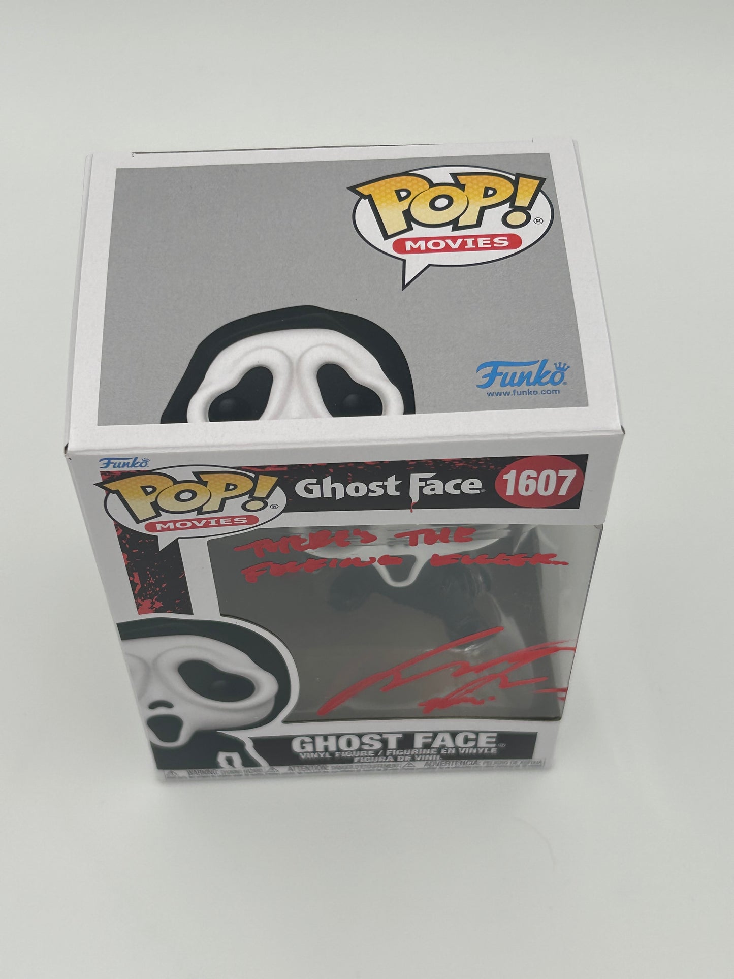 Liana Liberato Signed And Inscribed "There's The F***ing Killer" Ghost Face "Scream" #1607 Funko Pop! Vinyl Figure (JSA Witnessed)
