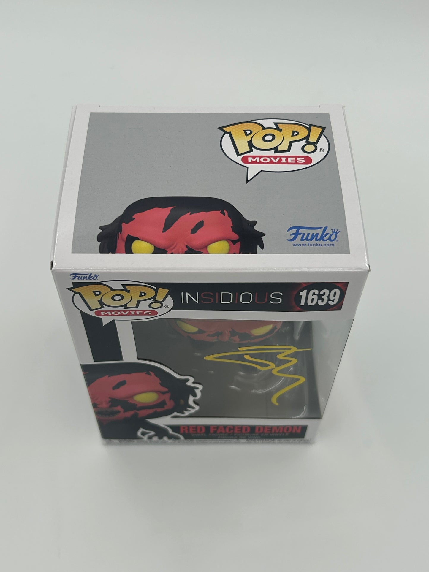 Joseph Bishara Signed Red Faced Demon "Insidious" #1639 Funko Pop! Vinyl Figure (JSA Witnessed)