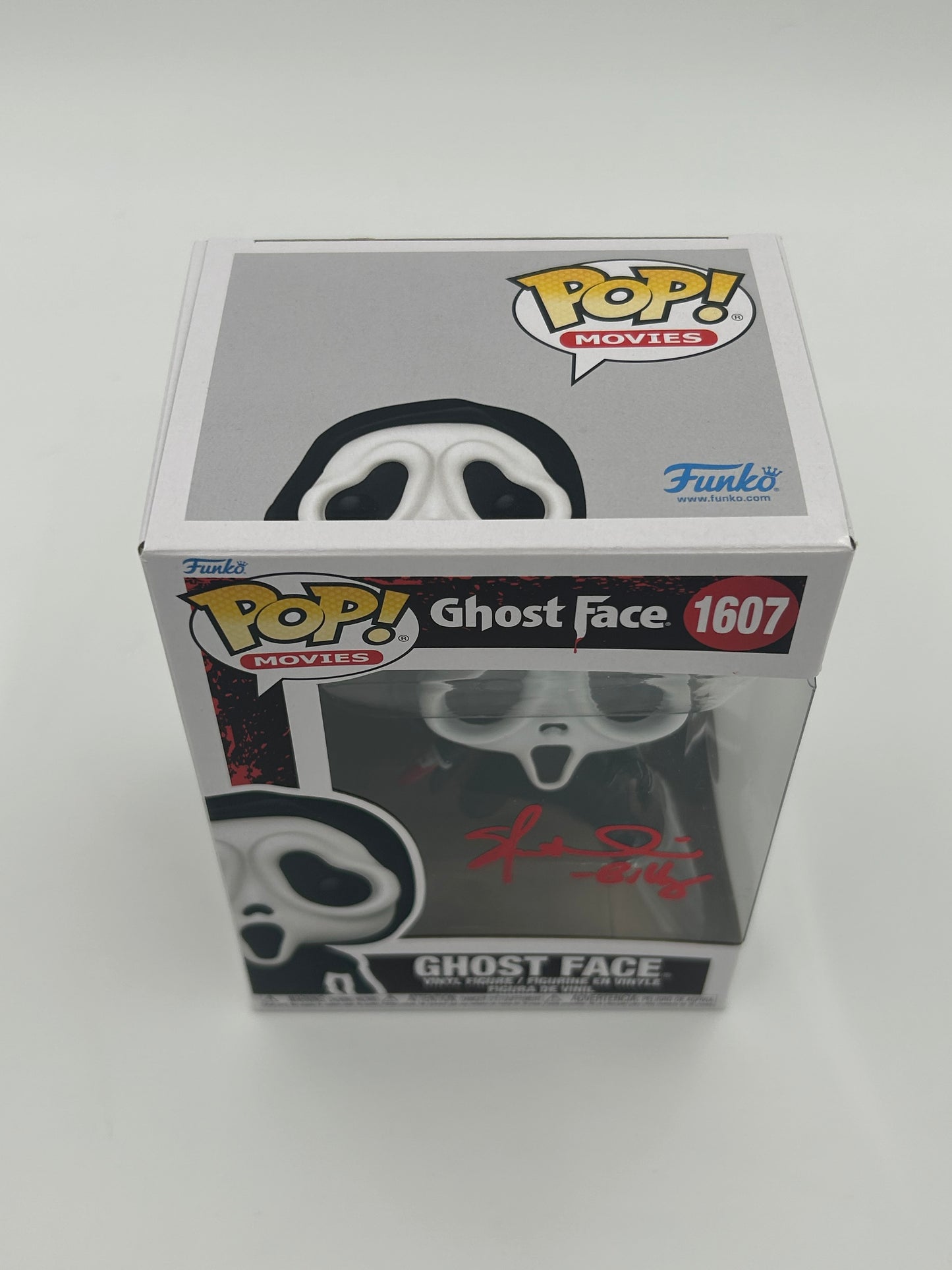 Skeet Ulrich Signed And Inscribed "Billy" Ghostface "SCREAM" #1607 Funko Pop! Vinyl Figure (JSA Witnessed)