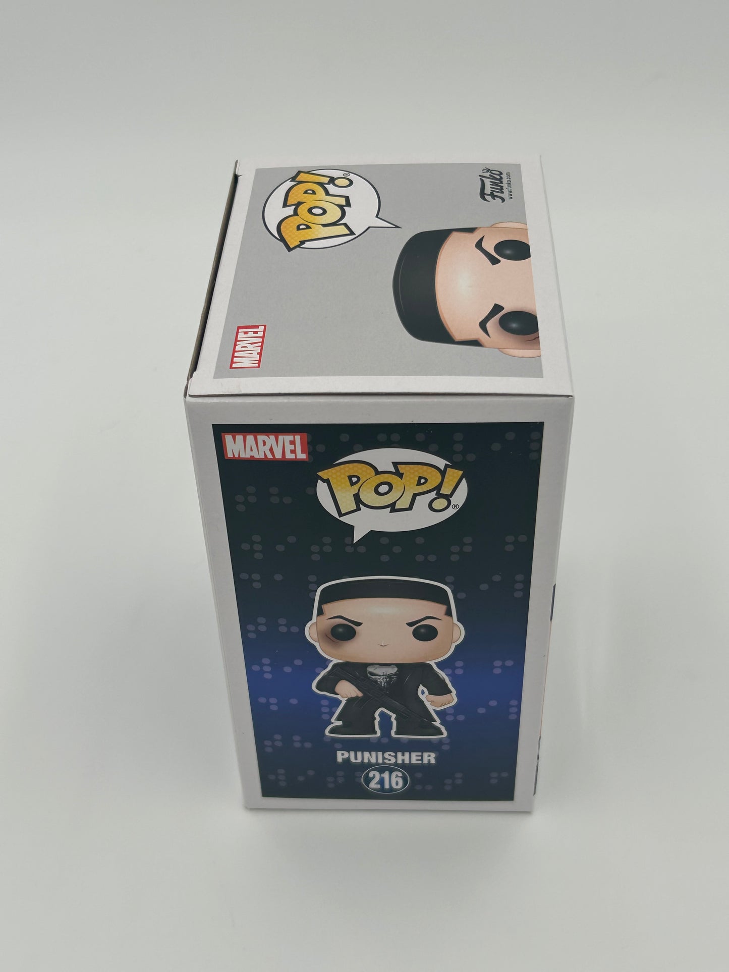 Jon Bernthal Signed With Drawing Punisher "Daredevil" #216 Funko Pop! Vinyl Figure (Beckett Witnessed)
