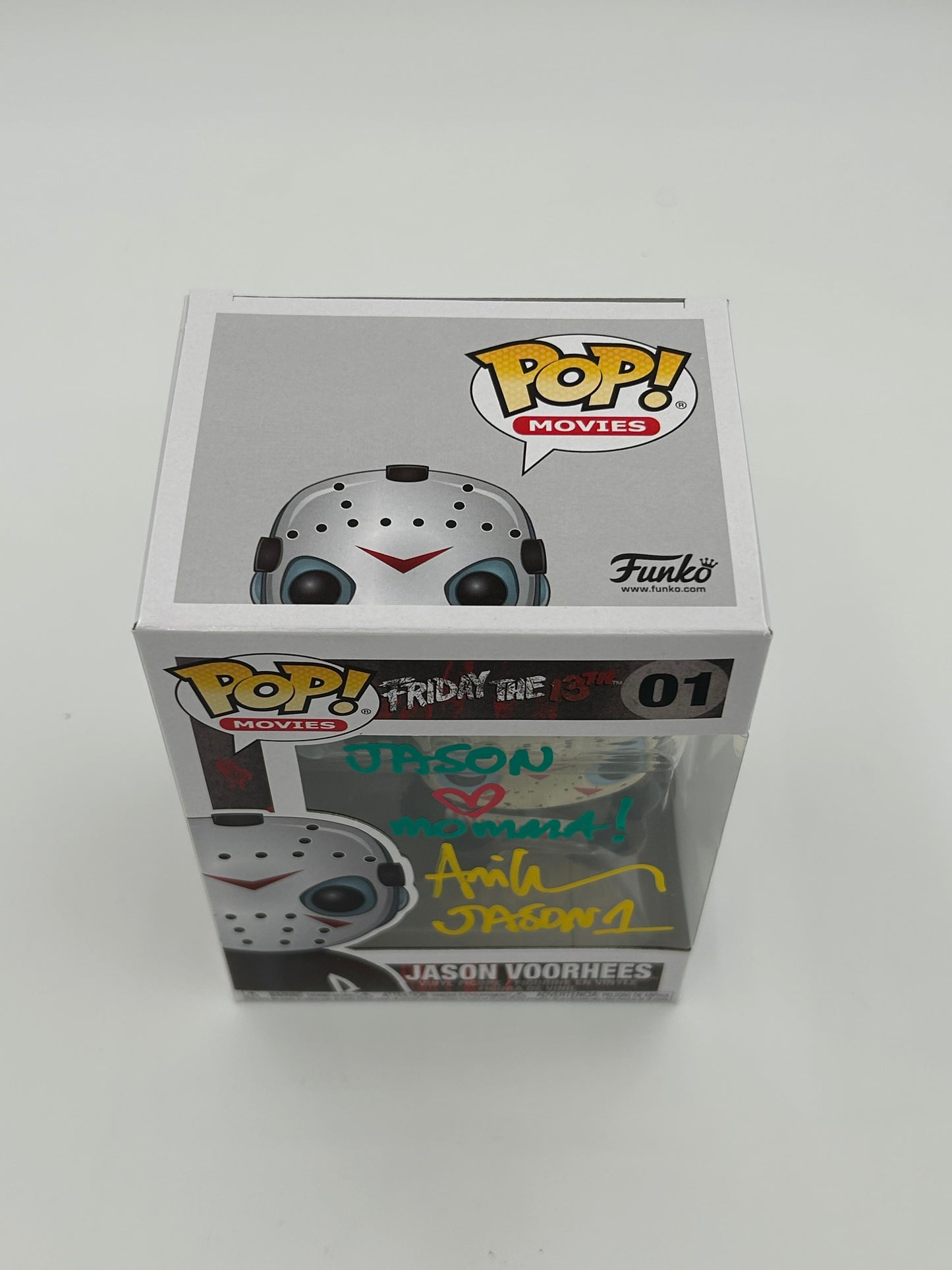 Ari Lehman Signed and Inscribed "Jason <3 Momma!" Jason Voorhees "Friday The 13th" #01 Funko Pop! Vinyl Figure (JSA)