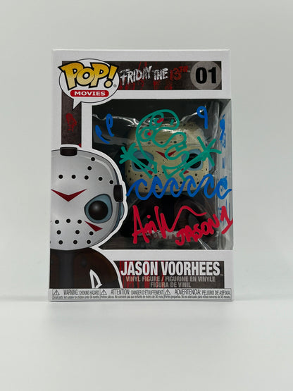 Ari Lehman Signed, Drawing, And Inscribed "The Boy In The Lake" Jason Voorhees "Friday The 13th" #01 Funko Pop! Vinyl Figure (JSA)