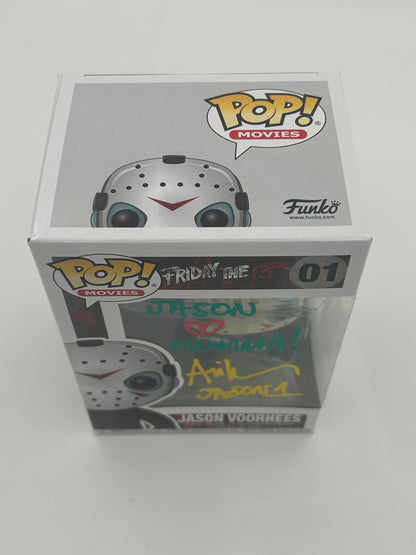 Ari Lehman Signed and Inscribed "Jason <3 Momma!" Jason Voorhees "Friday the 13th" #01 Funko Pop! Vinyl Figure (JSA)