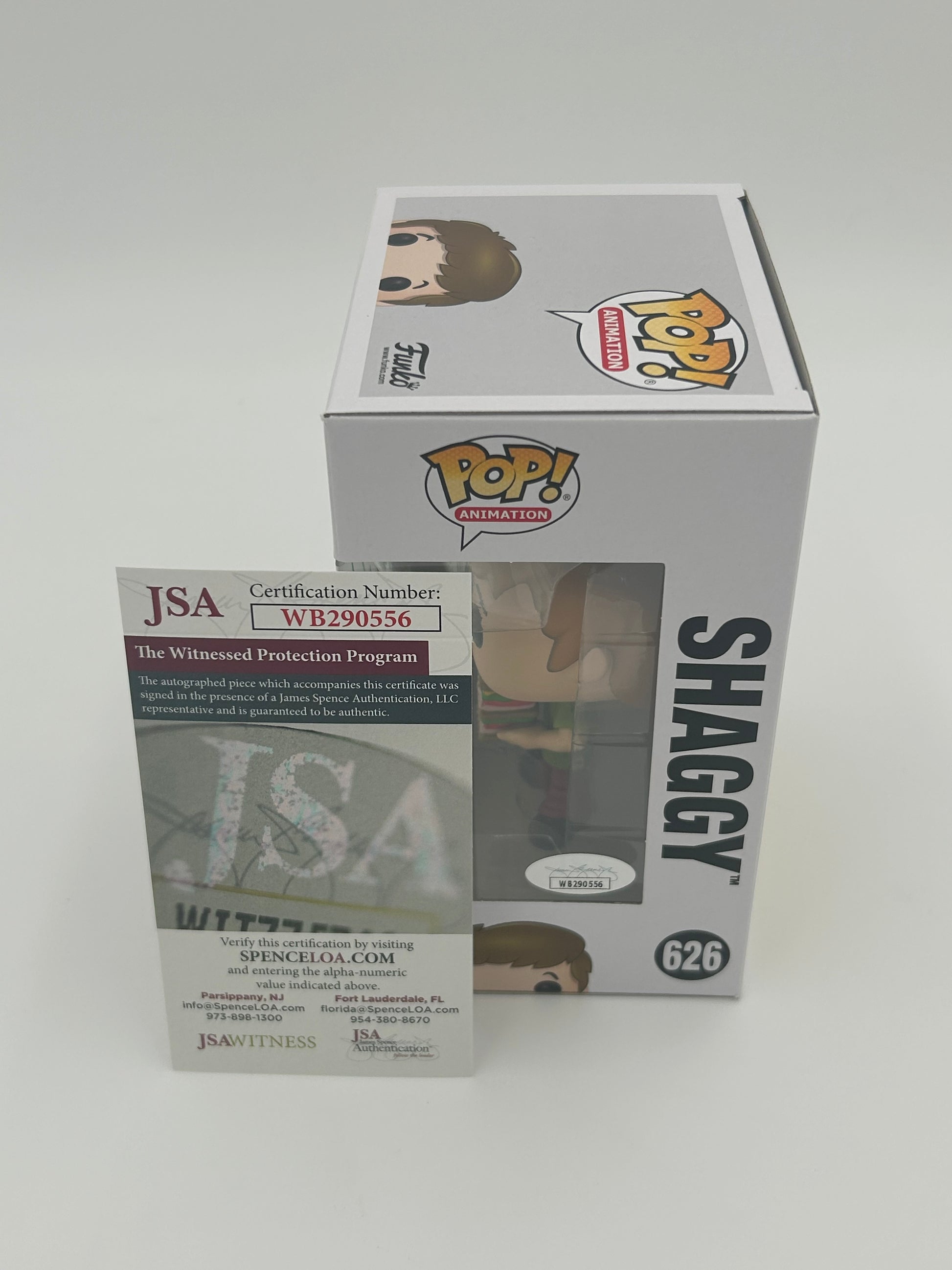 Photo of Matthew Lillard Signed Shaggy "Scooby-Doo" #626 Funko Pop! Vinyl Figure (JSA Witnessed) at InkedAuction.com.