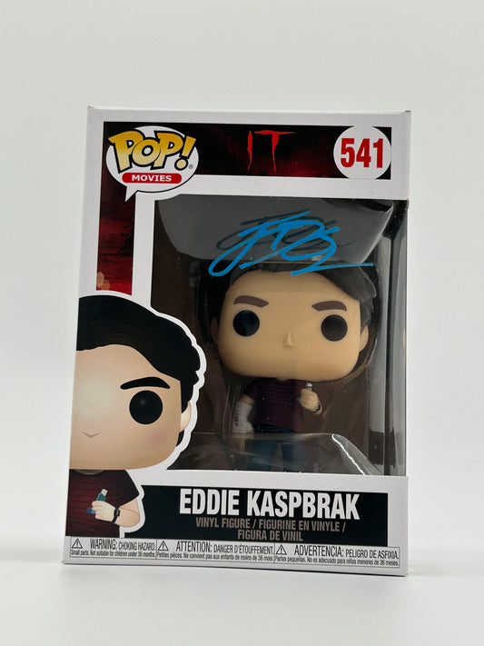 Jack Dylan Grazer Signed Eddie Kaspbrak "IT" #541 Funko Pop! Vinyl Figure (Beckett)