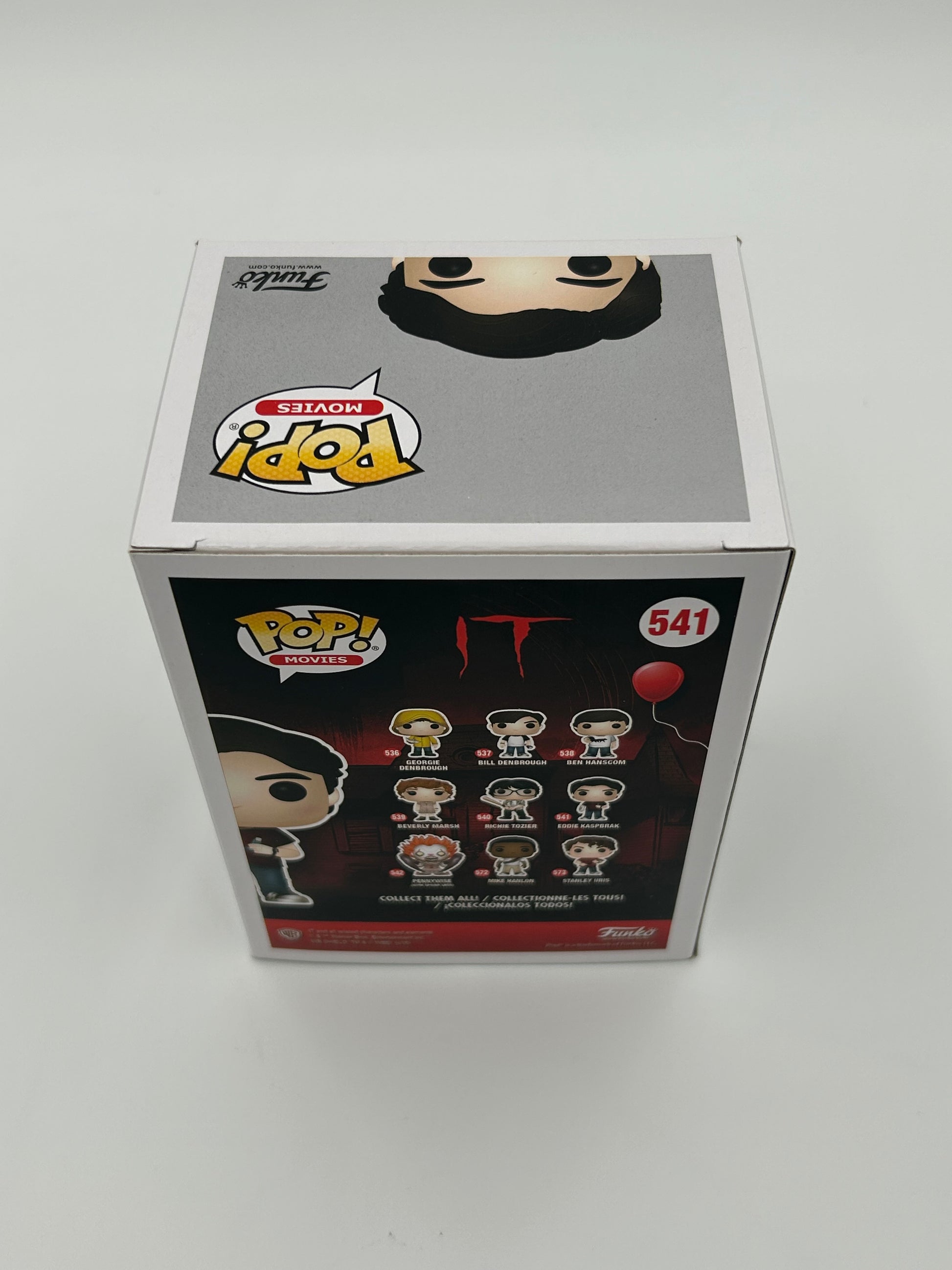 Photo of Jack Dylan Grazer Signed Eddie Kaspbrak "IT" #541 Funko Pop! Vinyl Figure (Beckett) at InkedAuction.com.