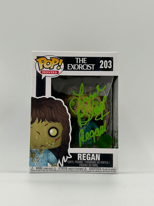 Linda Blair Signed Regan "The Exorcist" #203 Funko Pop! Vinyl Figure (Beckett)