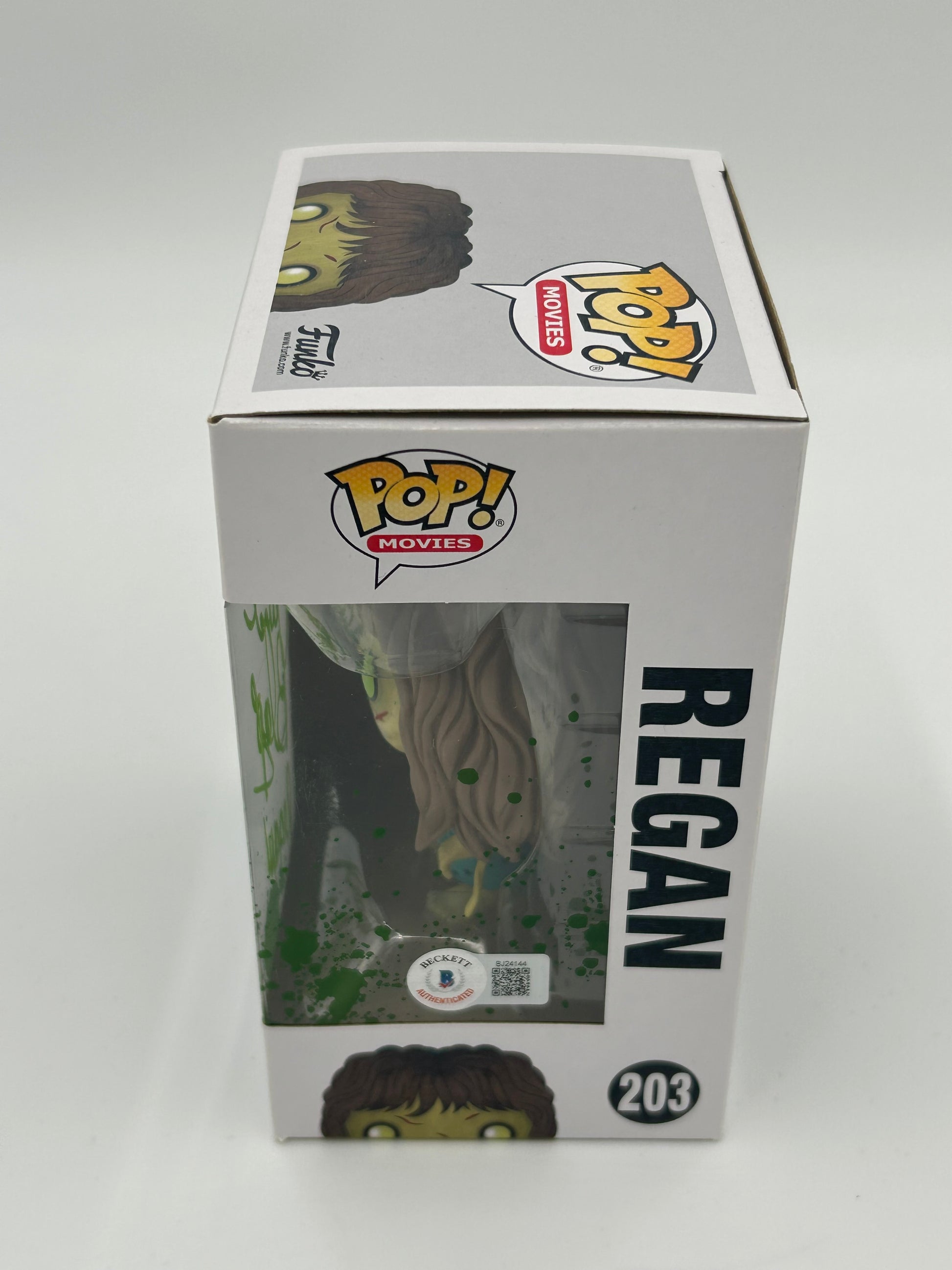 Photo of Linda Blair Signed Regan "The Exorcist" #203 Funko Pop! Vinyl Figure (Beckett) at InkedAuction.com.