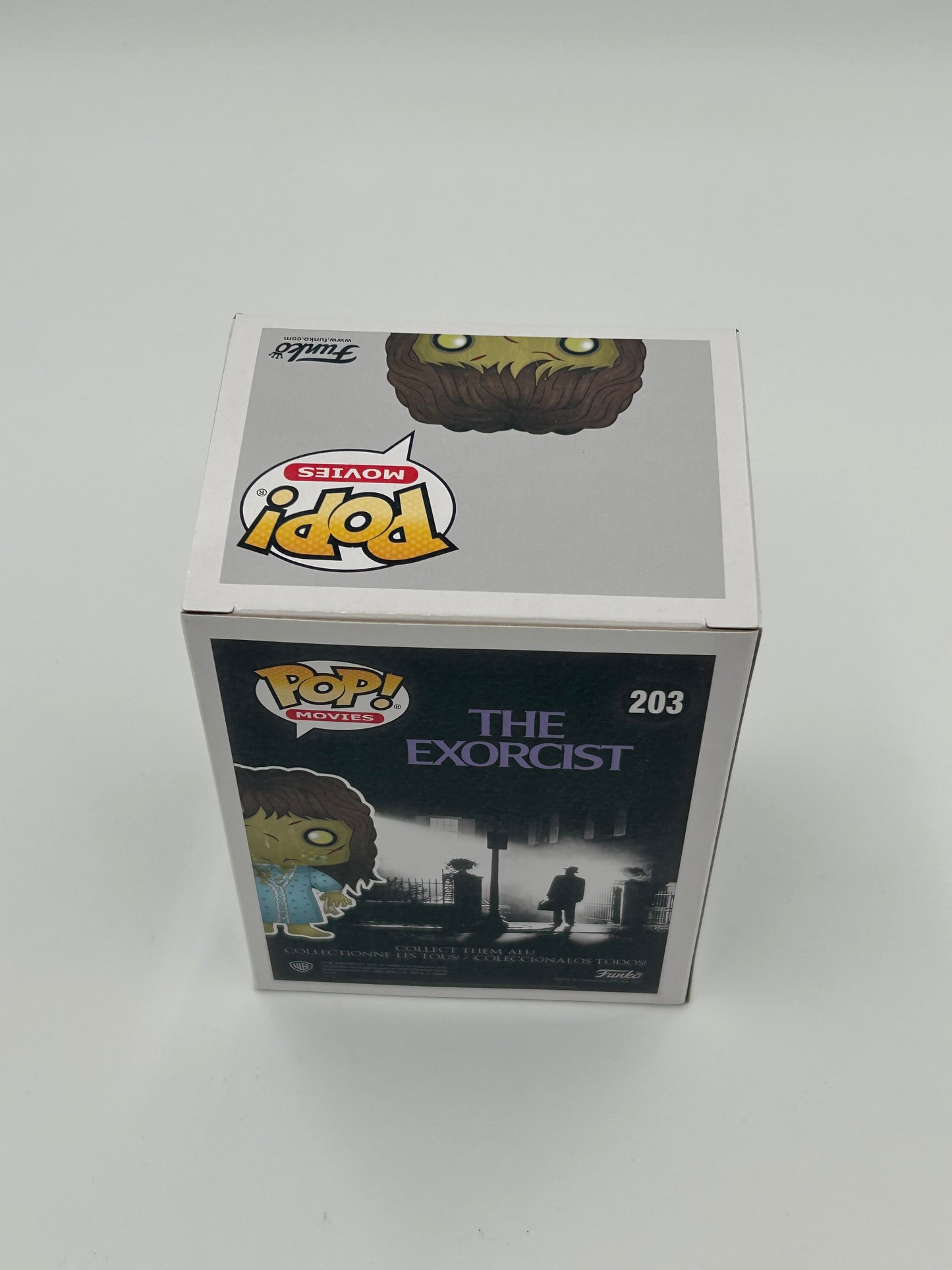 Linda Blair Signed Regan "The Exorcist" #203 Funko Pop! Vinyl Figure (Beckett)