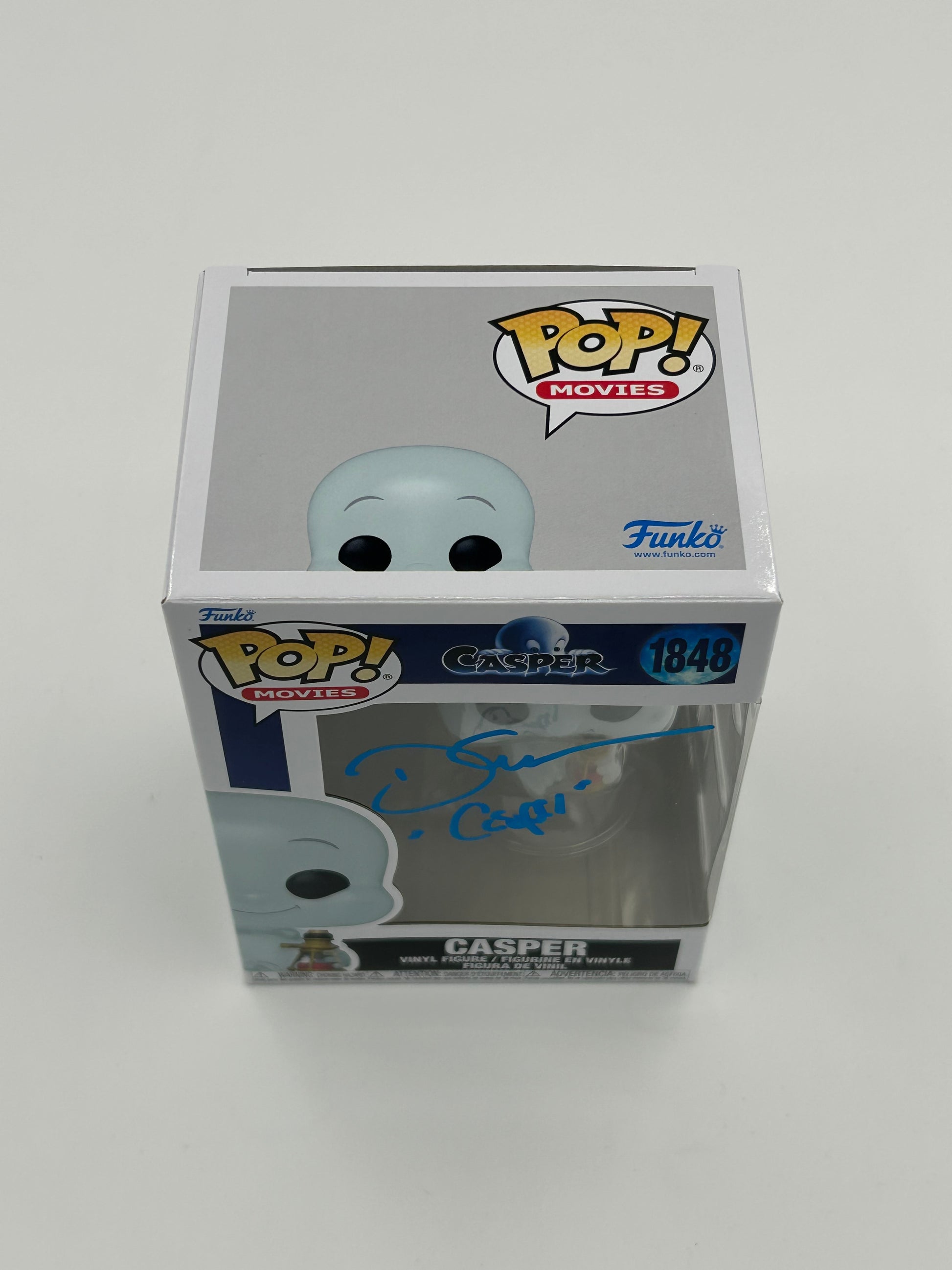 Photo of Devon Sawa Signed And Inscribed "Casper" Casper "Casper" #1848 Funko Pop! Vinyl Figure (Beckett Witnessed) at InkedAuction.com.