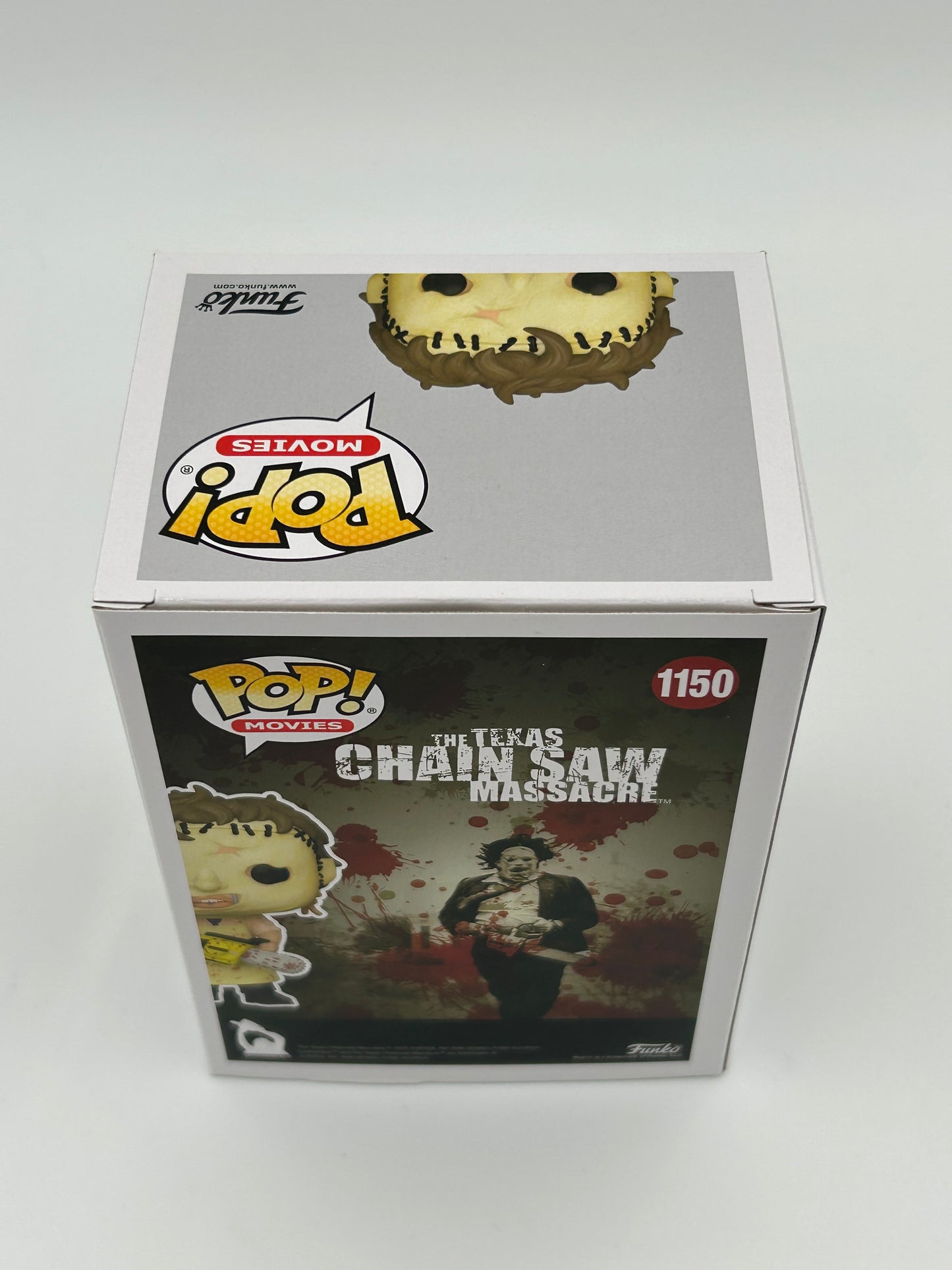 Mark Burnham Signed And Inscribed "Leatherface" Leatherface "The Texas Chainsaw Massacre" #1150 Funko Pop! Vinyl Figure (JSA)