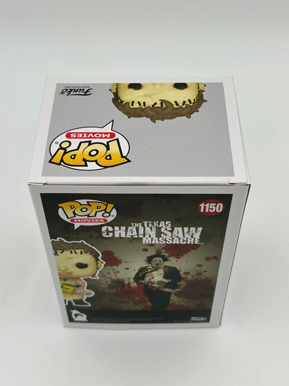 Mark Burnham Signed And Inscribed "Leatherface" Leatherface "The Texas Chainsaw Massacre" #1150 Funko Pop! Vinyl Figure (JSA)