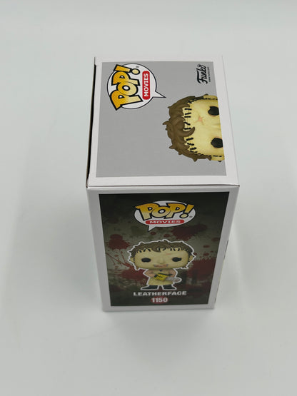 Mark Burnham Signed And Inscribed "Leatherface" Leatherface "The Texas Chainsaw Massacre" #1150 Funko Pop! Vinyl Figure (JSA)