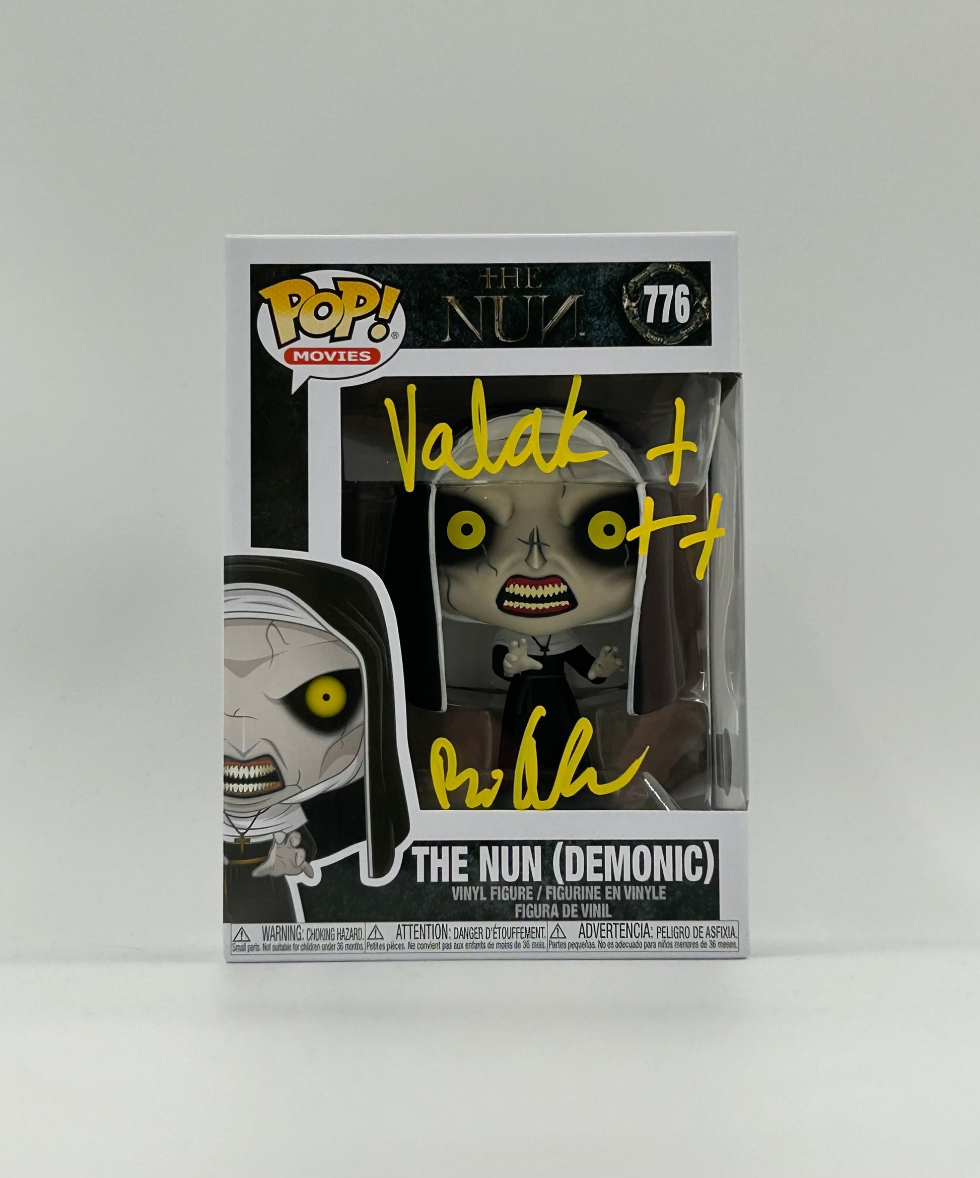Photo of Bonnie Aarons Signed The Nun (Demonic) "The Nun" #776 Funko Pop! Vinyl Figure (Beckett Witnessed) at InkedAuction.com.