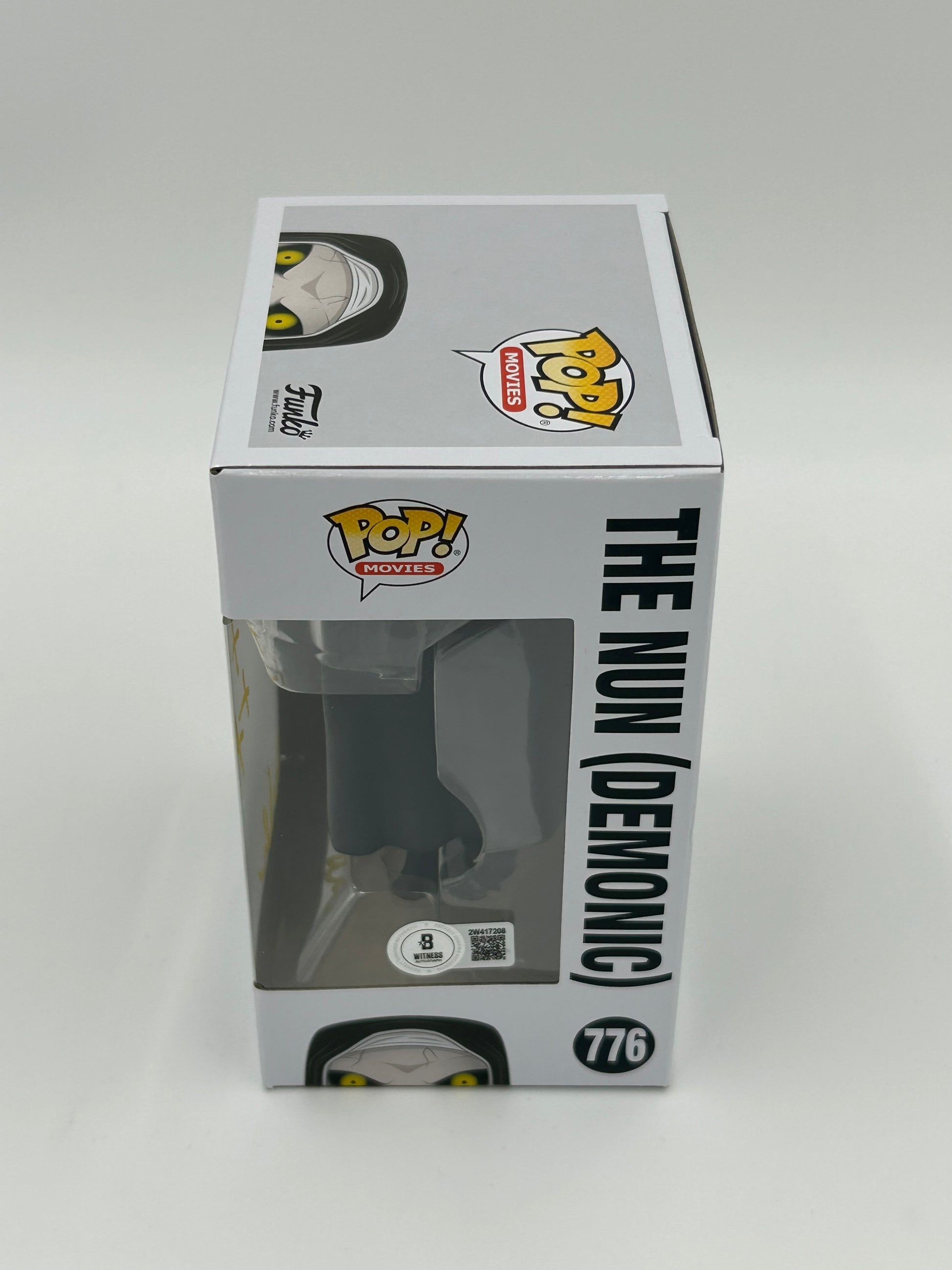 Photo of Bonnie Aarons Signed The Nun (Demonic) "The Nun" #776 Funko Pop! Vinyl Figure (Beckett Witnessed) at InkedAuction.com.