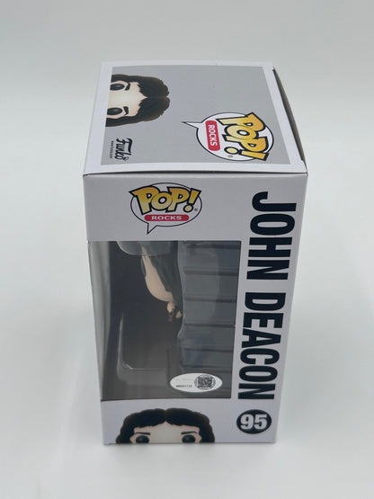 Joseph Mazzello Signed John Deacon "Queen" #95 Funko Pop! Vinyl Figure (JSA Witnessed)