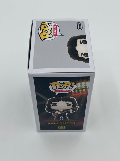 Joseph Mazzello Signed John Deacon "Queen" #95 Funko Pop! Vinyl Figure (JSA Witnessed)