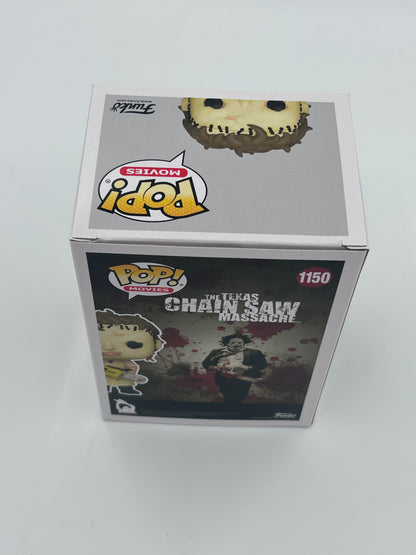Mark Burnham Signed and Inscribed Leatherface "The Texas Chainsaw Massacre" #1150 Funko Pop! Vinyl Figure (JSA)