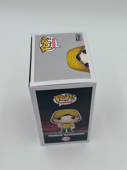 Jackson Robert Scott Signed and Inscribed "You'll Float Too!" Georgie Denbrough "IT" #536 Funko Pop! Vinyl Figure (JSA)