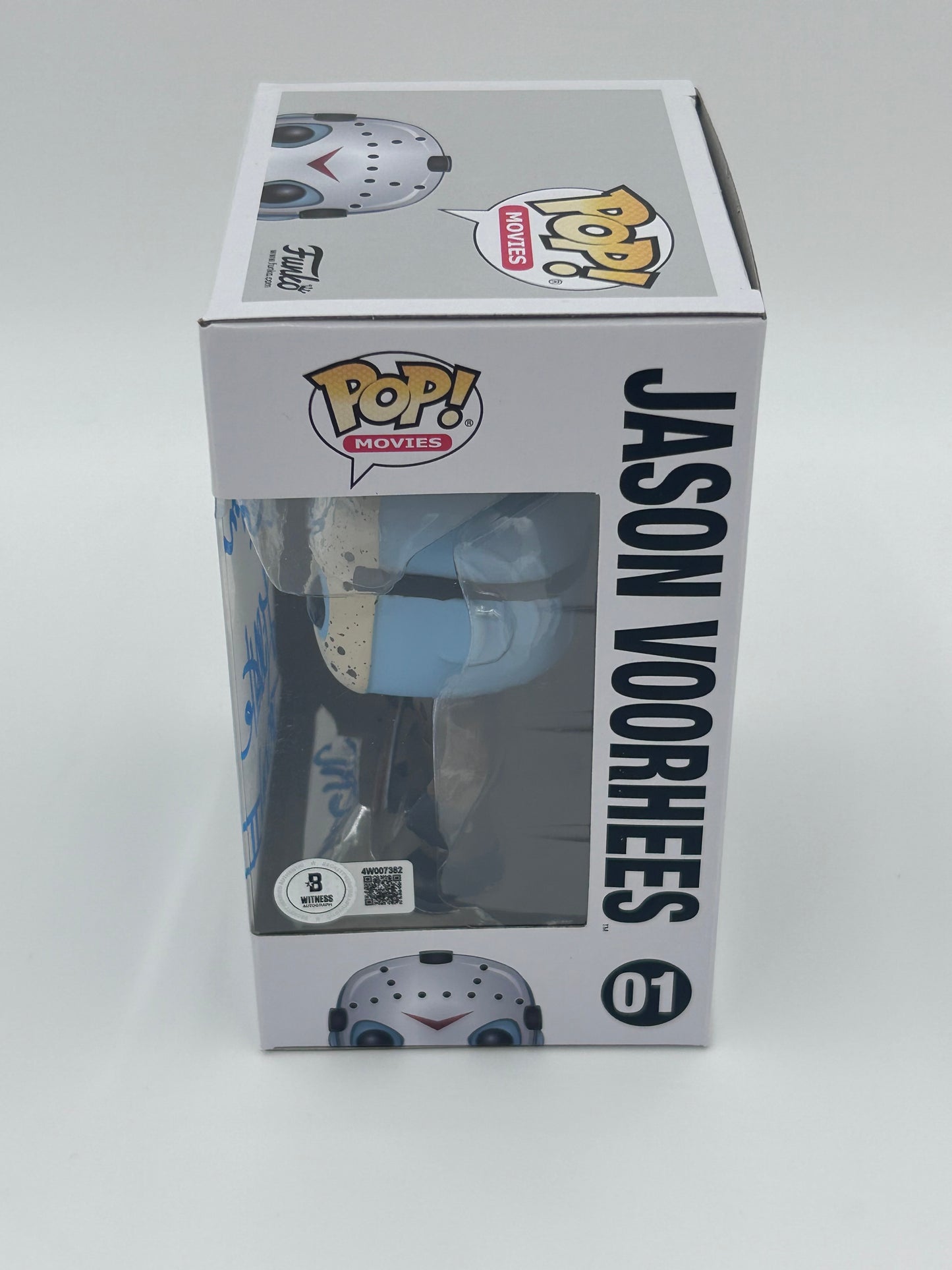 Warrington Gillette Signed and Inscribed "Jason II" Jason Voorhees "Friday The 13th" #01 Funko Pop! Vinyl Figure (Beckett Witnessed)