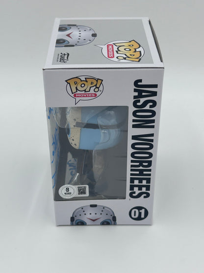 Warrington Gillette Signed and Inscribed "Jason II" Jason Voorhees "Friday The 13th" #01 Funko Pop! Vinyl Figure (Beckett Witnessed)