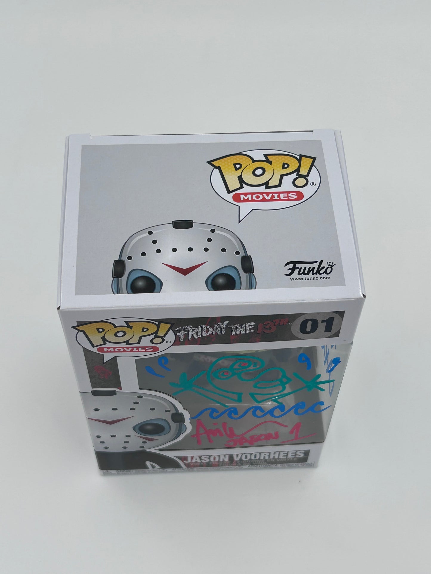 Ari Lehman Signed, Sketch, And Inscribed "The Boy In The Lake" Jason Voorhees "Friday The 13th" #01 Funko Pop! Vinyl Figure (JSA)