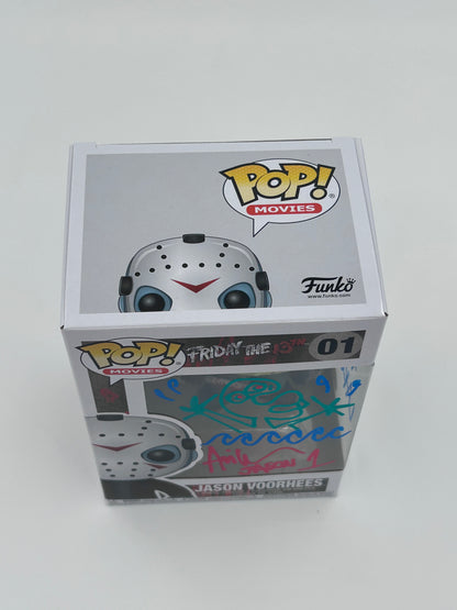 Ari Lehman Signed, Sketch, And Inscribed "The Boy In The Lake" Jason Voorhees "Friday The 13th" #01 Funko Pop! Vinyl Figure (JSA)