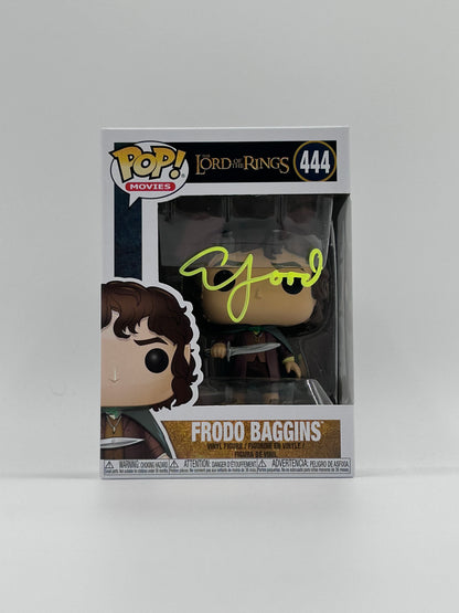 Elijah Wood Signed Frodo Baggins "The Lord of the Rings" #444 Funko Pop! Vinyl Figure (JSA Witnessed)