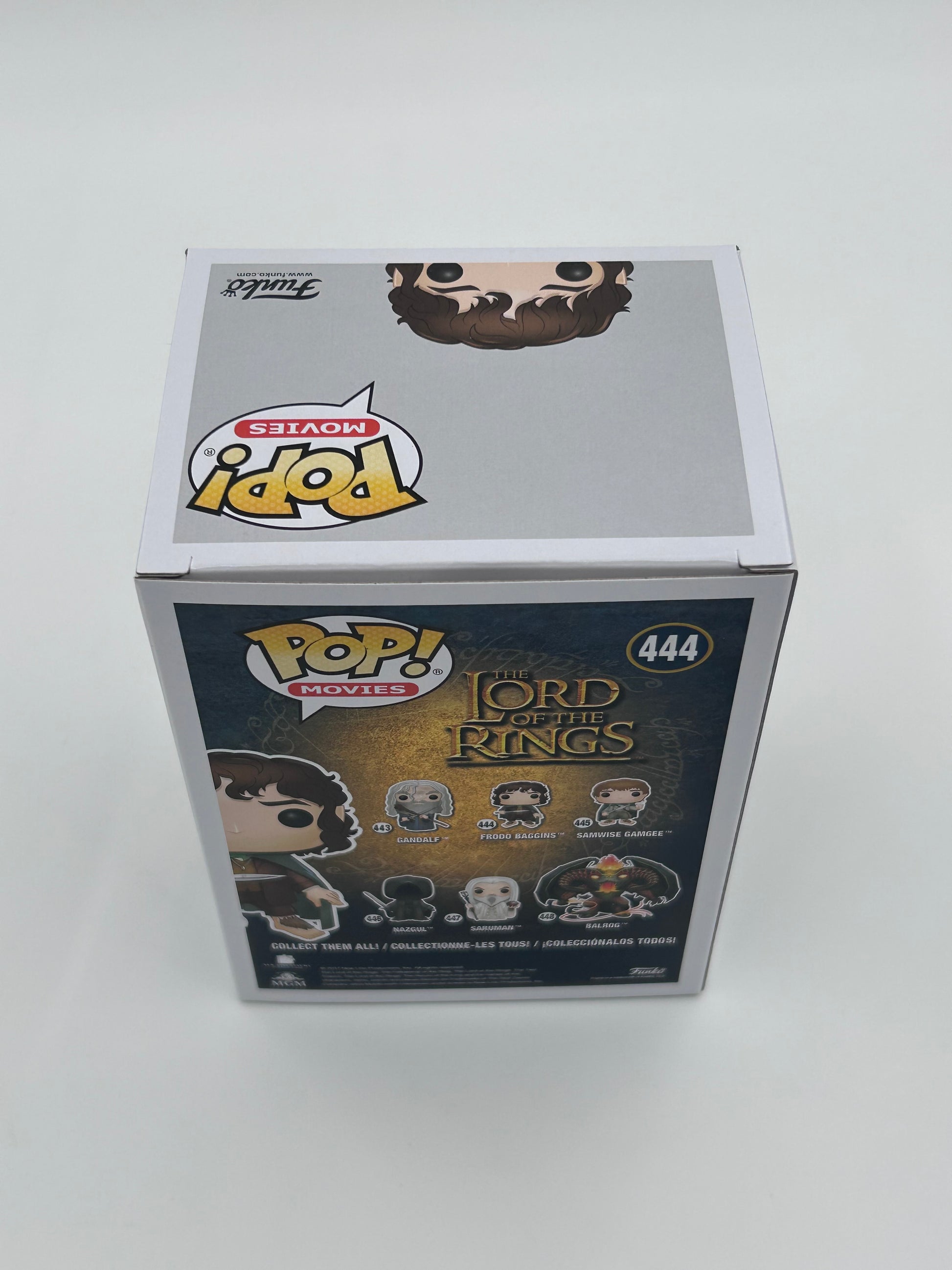Photo of Elijah Wood Signed Frodo Baggins "The Lord of the Rings" #444 Funko Pop! Vinyl Figure (JSA Witnessed) at InkedAuction.com.