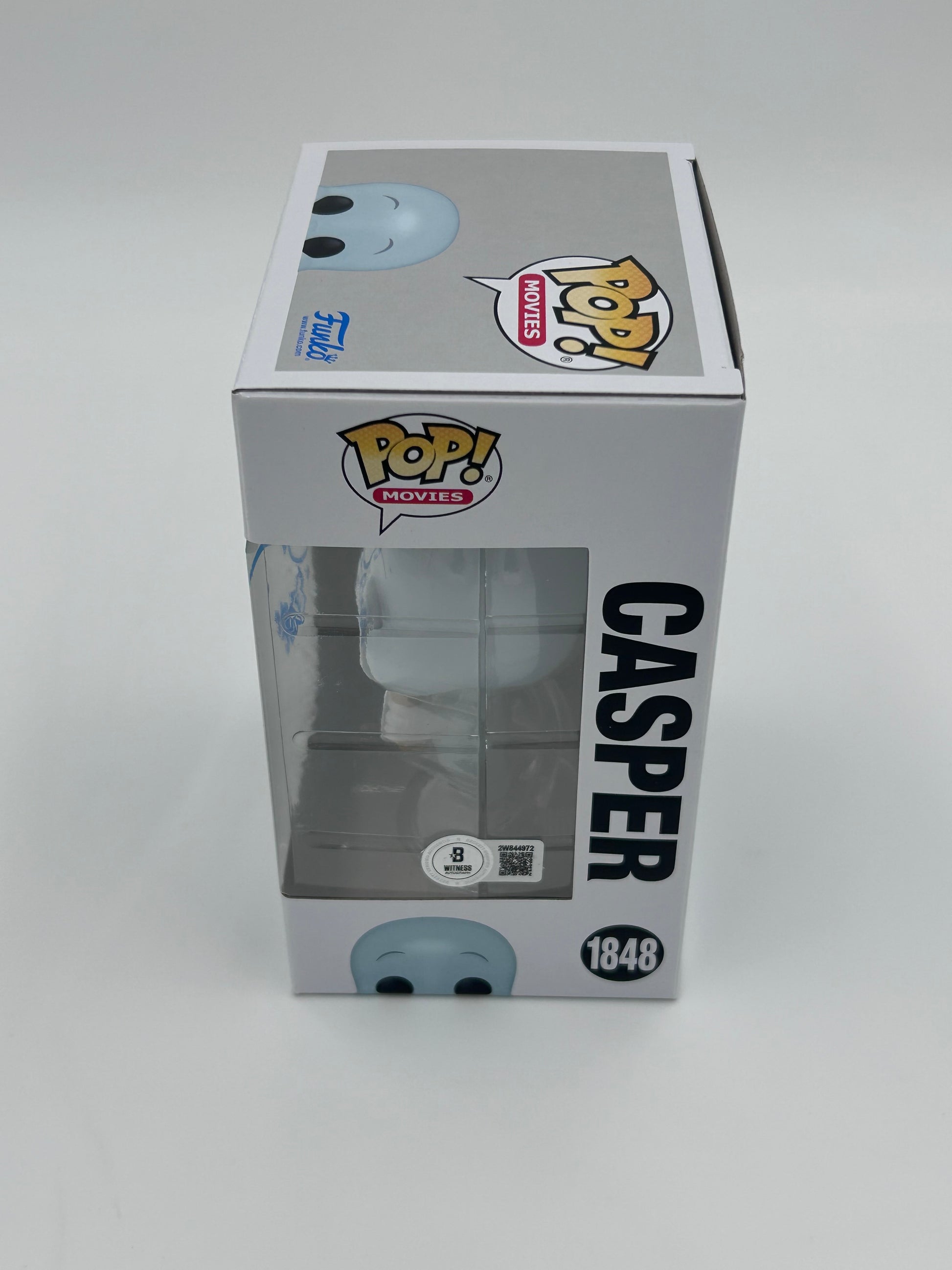 Photo of Devon Sawa Signed And Inscribed "Casper" Casper "Casper" #1848 Funko Pop! Vinyl Figure (Beckett Witnessed) at InkedAuction.com.