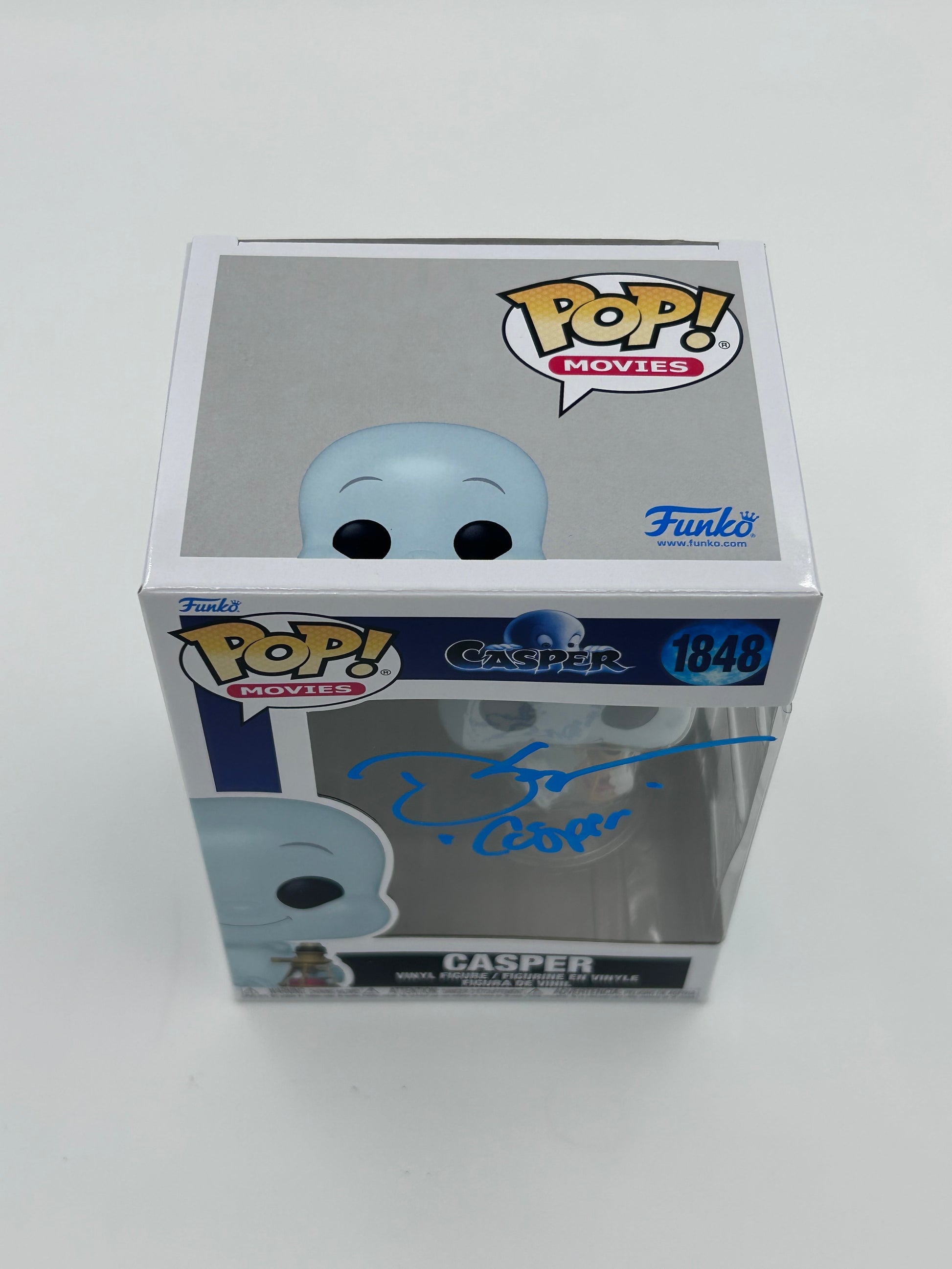 Photo of Devon Sawa Signed And Inscribed "Casper" Casper "Casper" #1848 Funko Pop! Vinyl Figure (Beckett Witnessed) at InkedAuction.com.