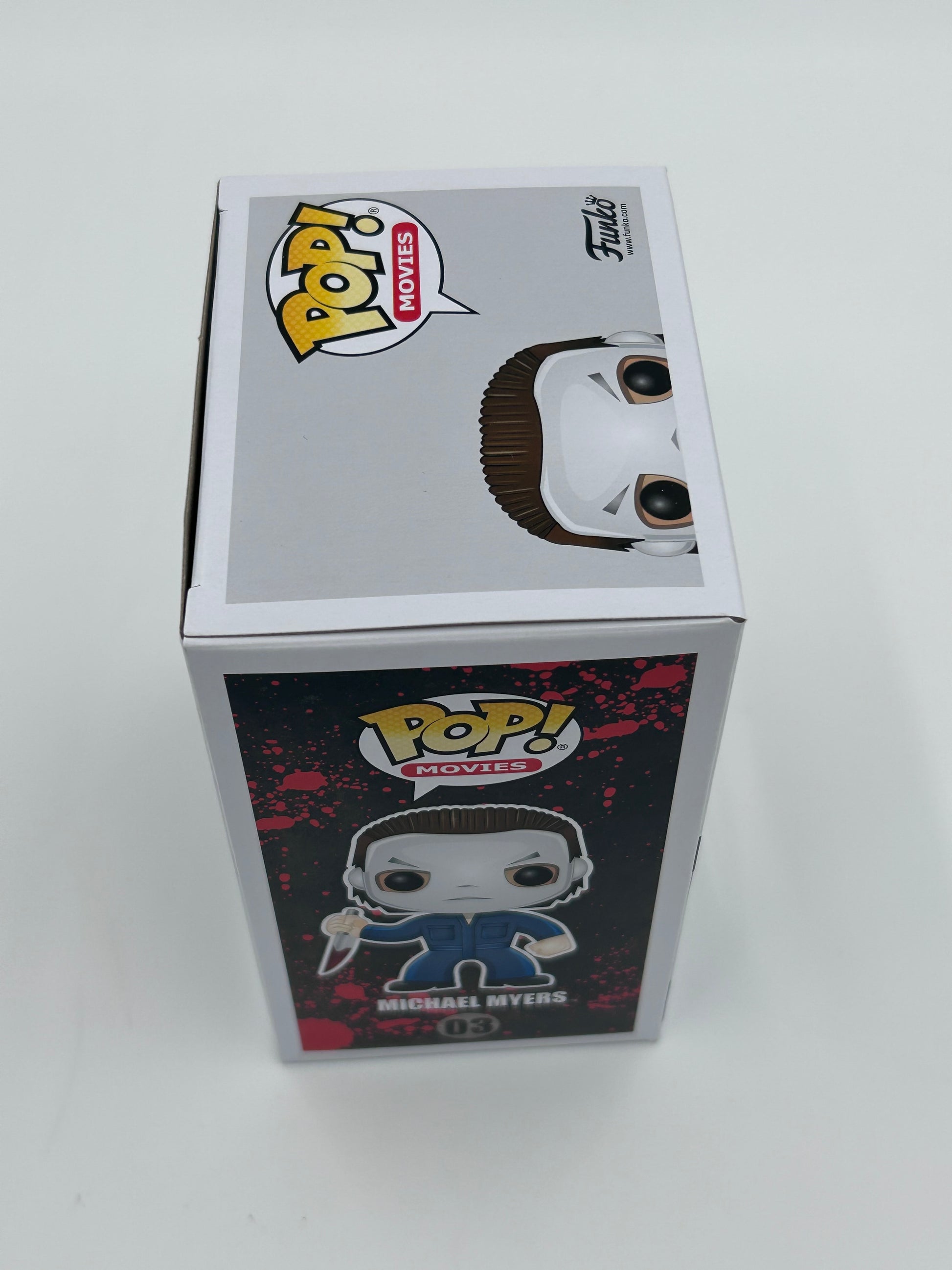 Photo of John Carpenter Signed Michael Myers "Halloween" #03 Funko Pop! Vinyl Figure (JSA) at InkedAuction.com.