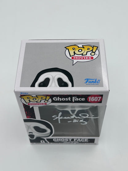 Skeet Ulrich Signed And Inscribed "Billy" Ghostface "SCREAM" #1607 Funko Pop! Vinyl Figure (Beckett Witnessed)