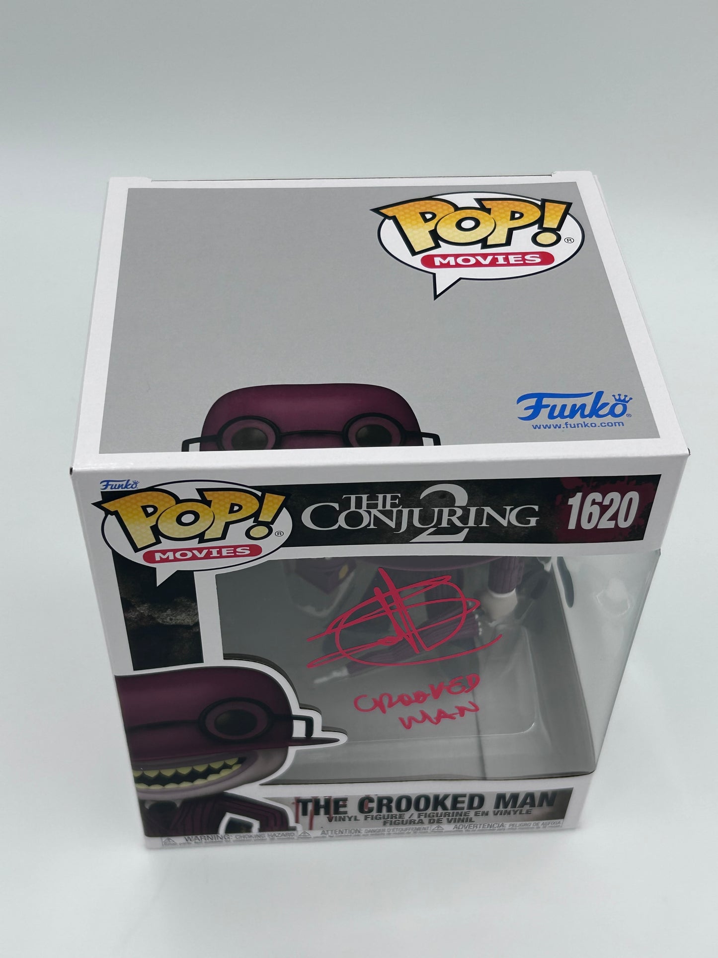 Javier Botet Signed And Inscribed "Crooked Man" The Crooked Man "The Conjuring 2" #1620 6" Funko Pop! Vinyl Figure (Beckett Witnessed)