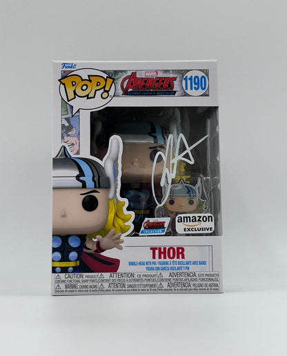 Chris Hemsworth Signed Thor "Avengers" #1190 Funko Pop! Vinyl Figure (JSA)