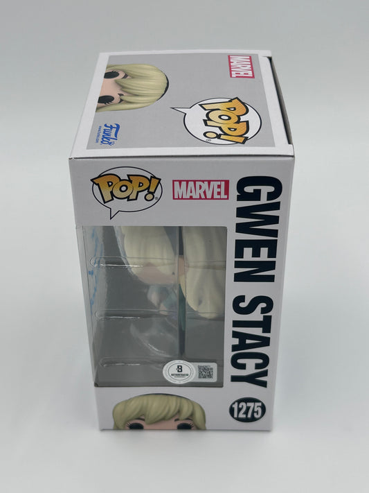 Bryce Dallas Howard Signed Gwen Stacy "Marvel" #1275 Funko Pop! Vinyl Figure (Beckett)